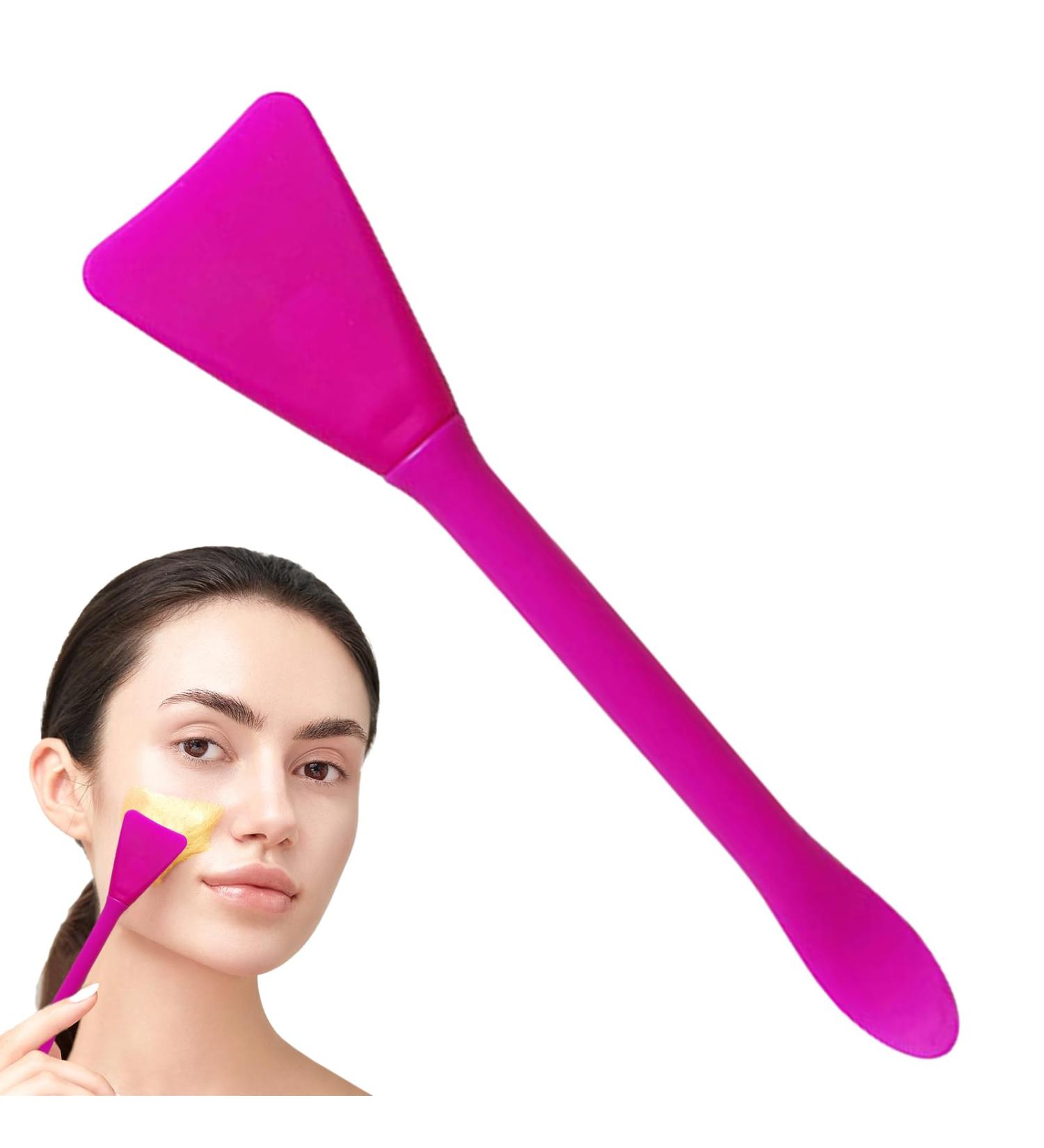 Brush for Face - Double Head Skincare Spatula Face Brush | Beauty Tools Accessories Reusable Facial Tools Multifunctional Skin Care Tool for Applying Facial Mud Caume Hot Pink - Buy Online on GoSupps.com