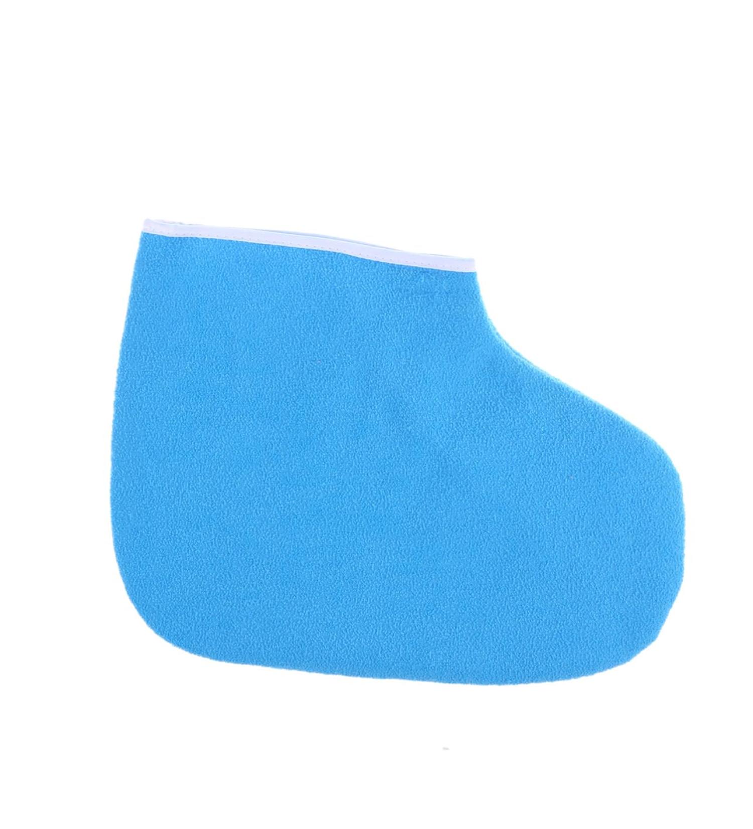 Gloves Wax Mittens Paraffin Wax Foot Cover Feet Hand Care Glove Was Bath Foot Cover Wax Sock Beauty Wax Work Insulation medium Blue - Buy Online on GoSupps.com