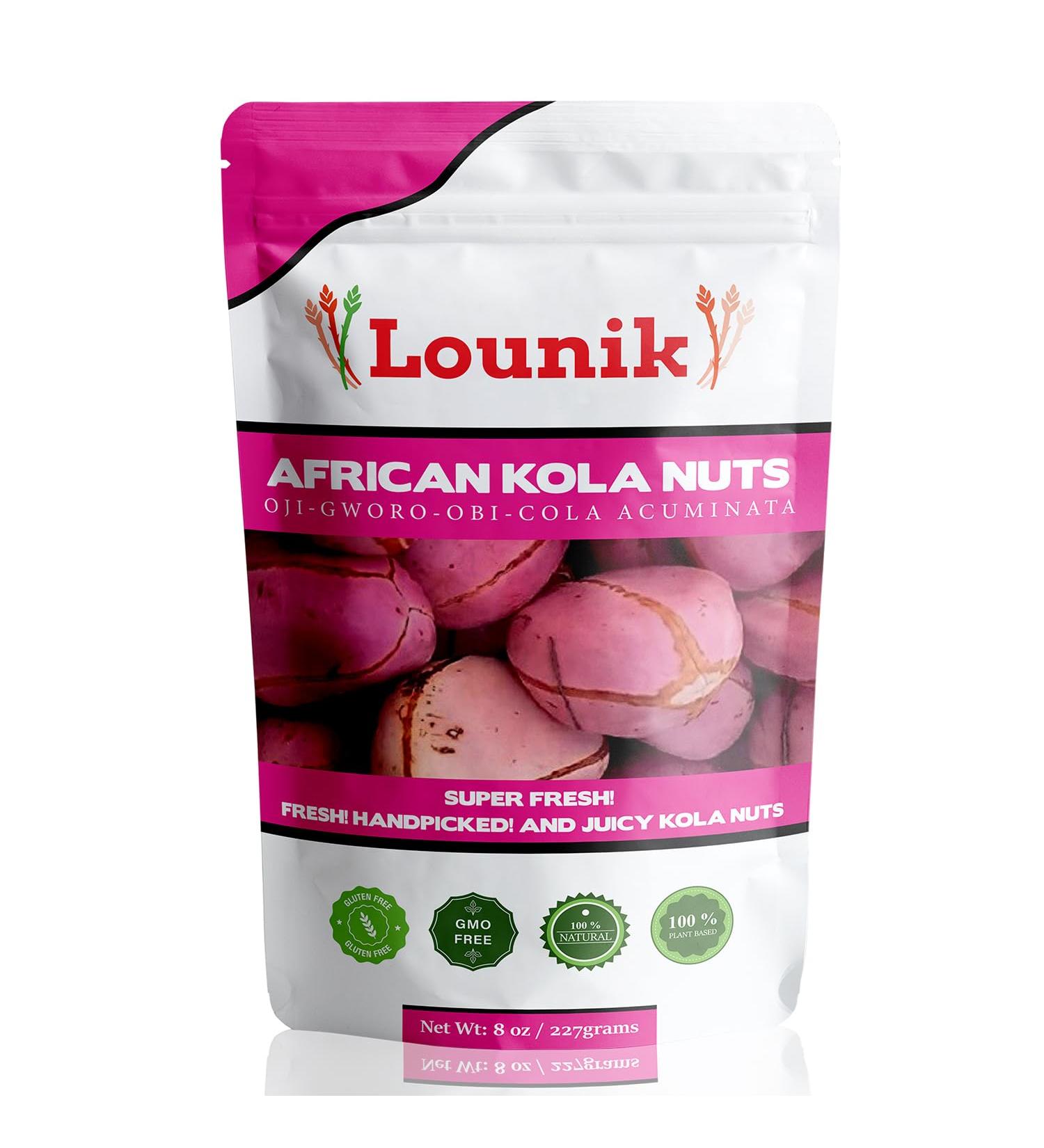 Lounik African Kola Nuts 2 Lobes- 8 oz/225g  - Buy Online on GoSupps.com