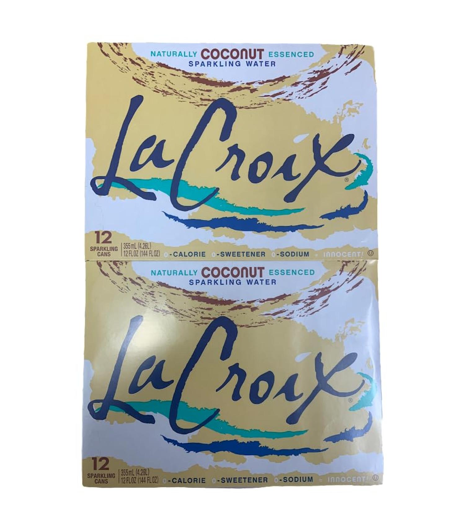 La Croix Naturally Coconut Essenced Sparkling Water | 24 x 355ml