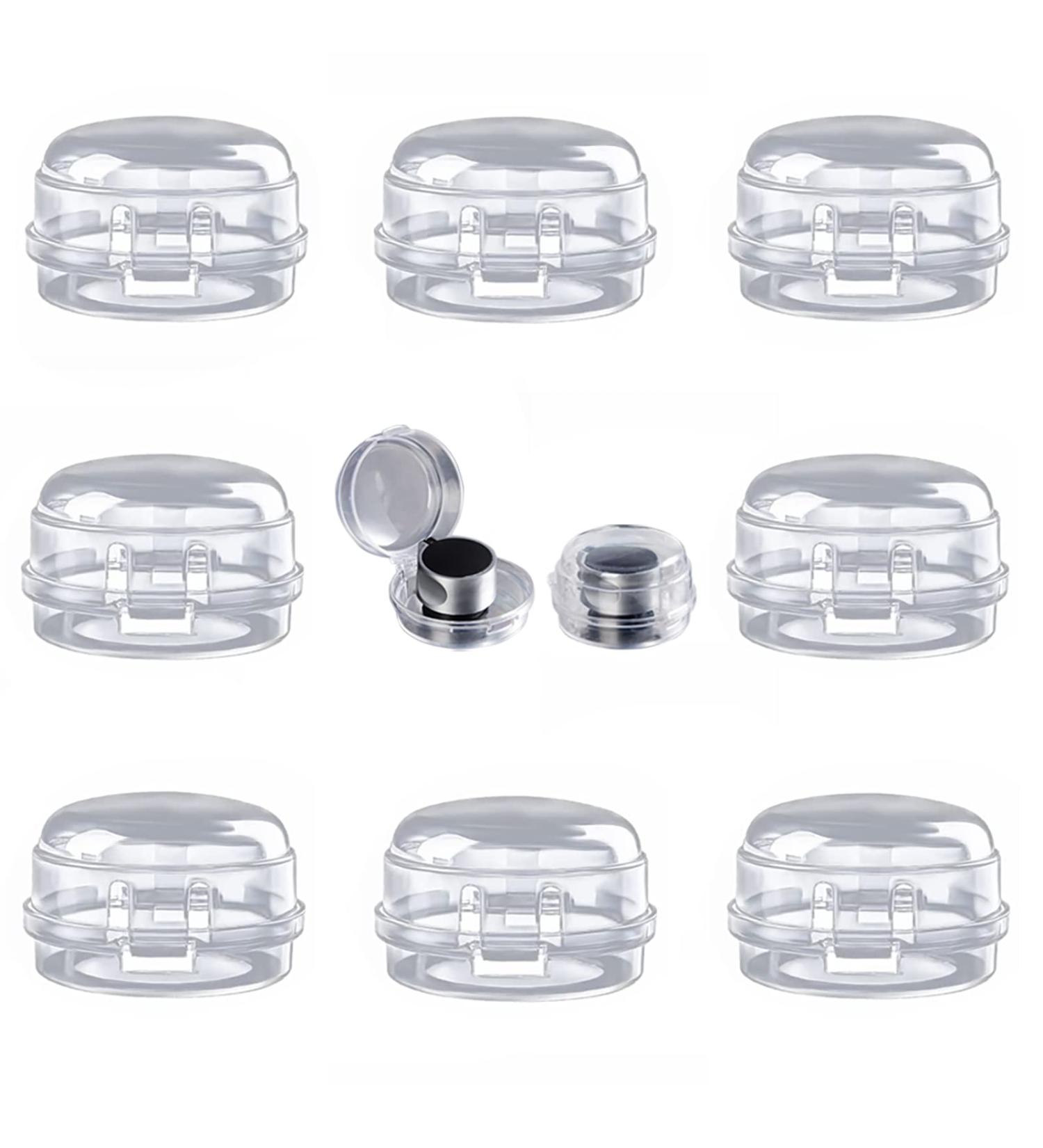 8-Piece Stove Switch Protection Set | Child Lock Covers for Gas Stove Knobs | Oven Safety for Kids | Transparent Protective Covers | Ideal for Cookware - Buy Online on GoSupps.com