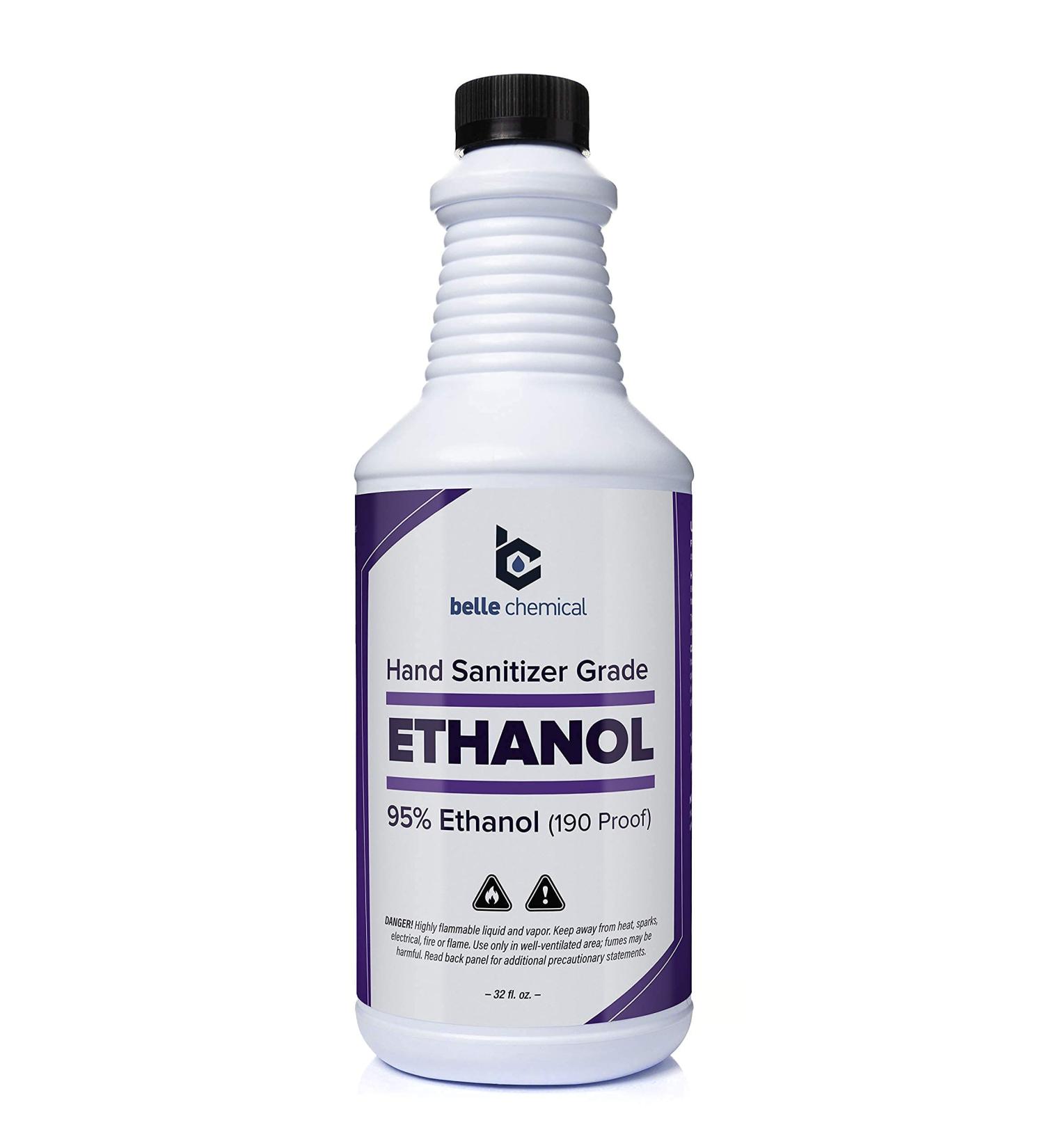 Medical Grade 95% Ethanol for Hand Sanitizer Production - No Methanol - 32oz - Buy Online on GoSupps.com