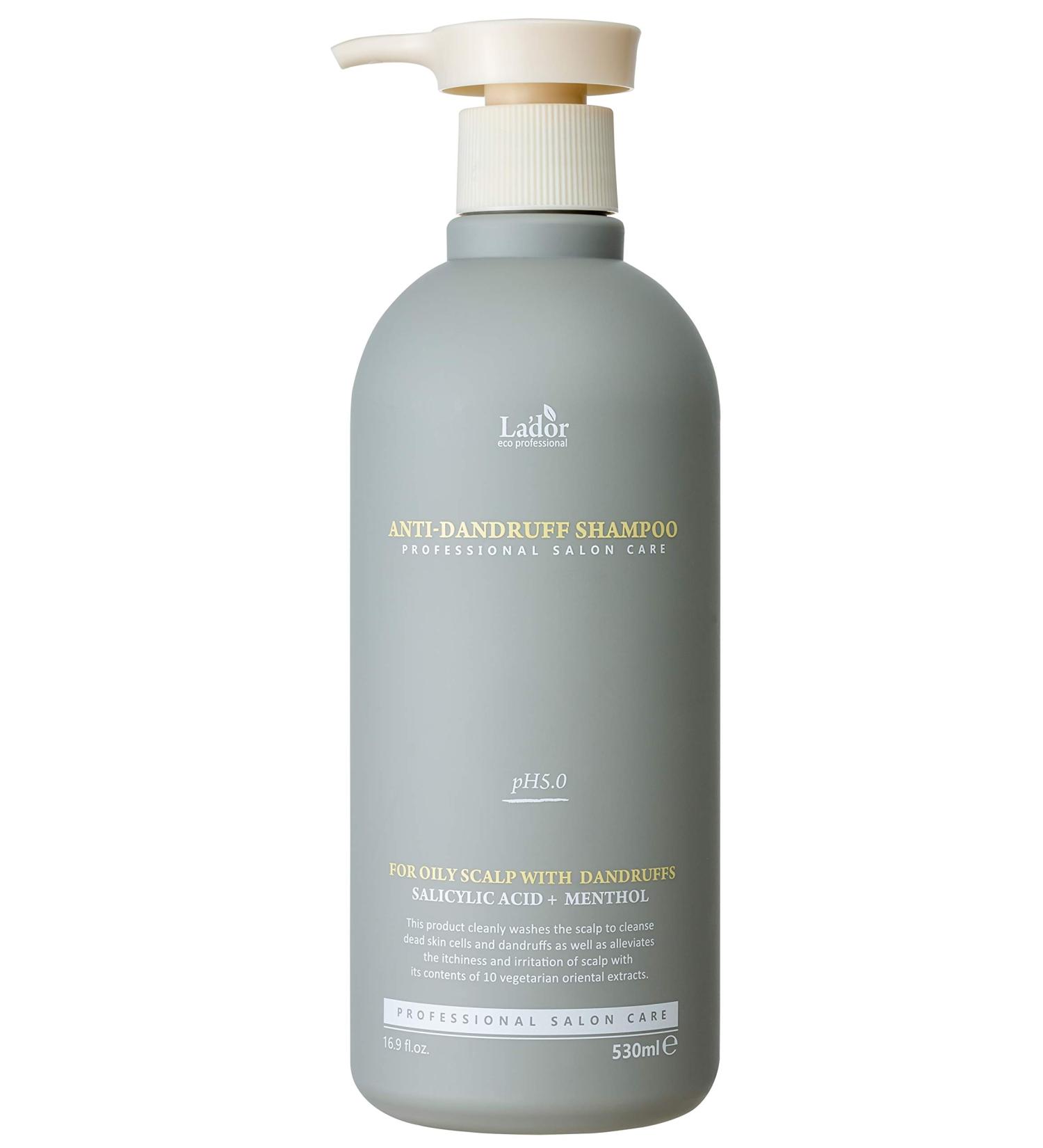 LA DOR Anti-Dandruff Shampoo for Oily Scalp - Soothing 16.9 fl.oz. Formula Cleanses Dead Skin & Alleviates Itching | Buy Internationally - Buy Online on GoSupps.com