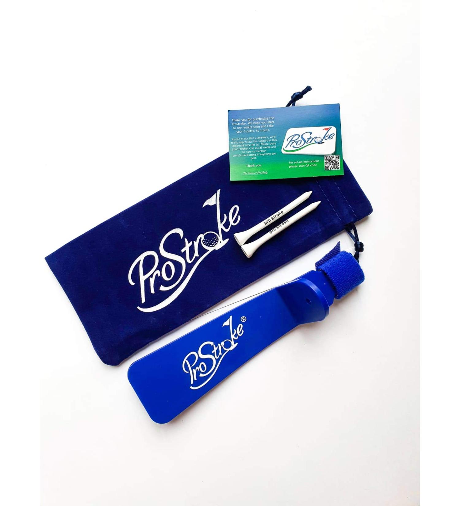 ProStroke Putting Aid - Improve Putting Practice & Speed Control, Stabilize Wrist Motion - Portable for Indoor/Outdoor Golf Training - Buy Online on GoSupps.com