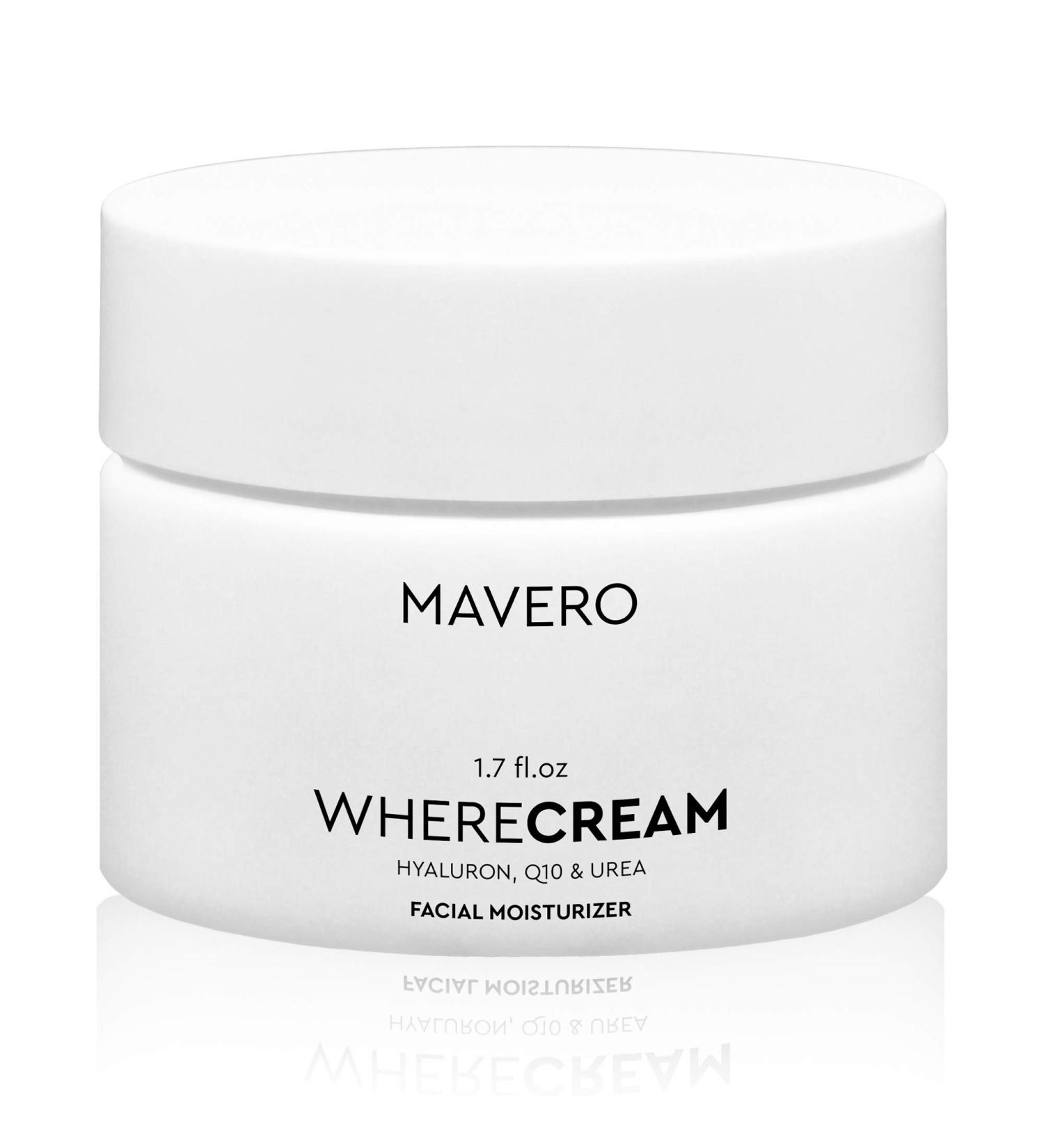 MAVERO Cosmetics Mavero WHERECREAM Hyaluron face cream with urea & Q10 face cream dry skin moisturizing face care antiwrinkle cream moisturizer face skin cream - Buy Online on GoSupps.com