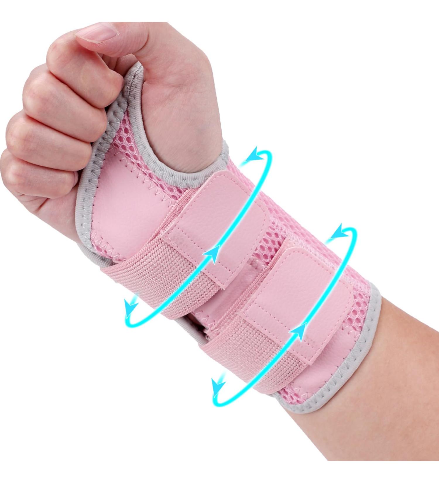 Ztl Carpal Tunnel Wrist Brace for Pain Relief - Adjustable Breathable Splint for Tendonitis & Arthritis (Right Hand Pink S/M) - Buy Internationally - Buy Online on GoSupps.com