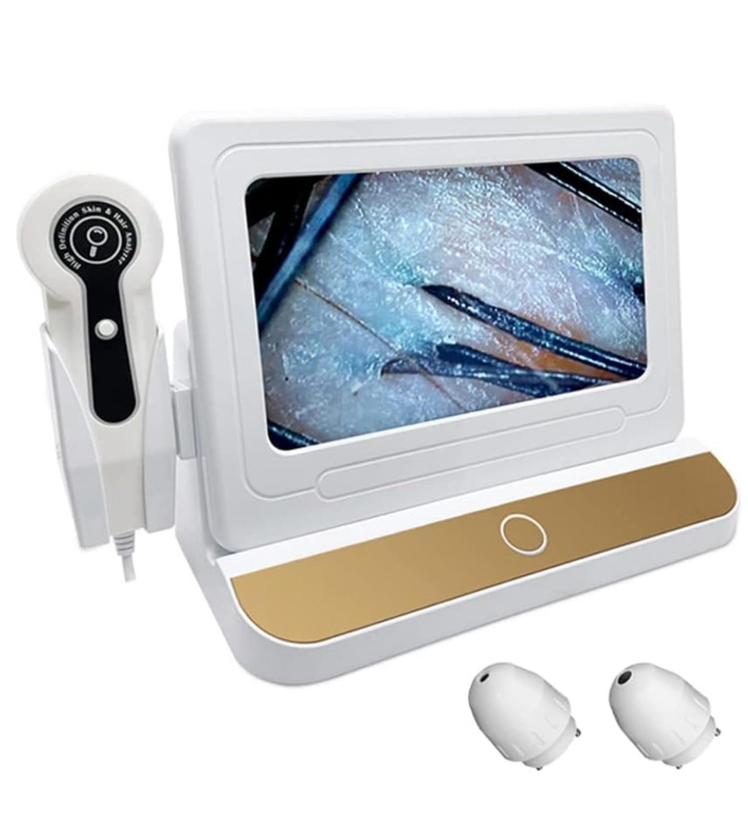 10 Inch Skin Diagnosis Hair Analyzer - 10MP LCD Follicle Detector for Home & Salon Care - Buy Online on GoSupps.com