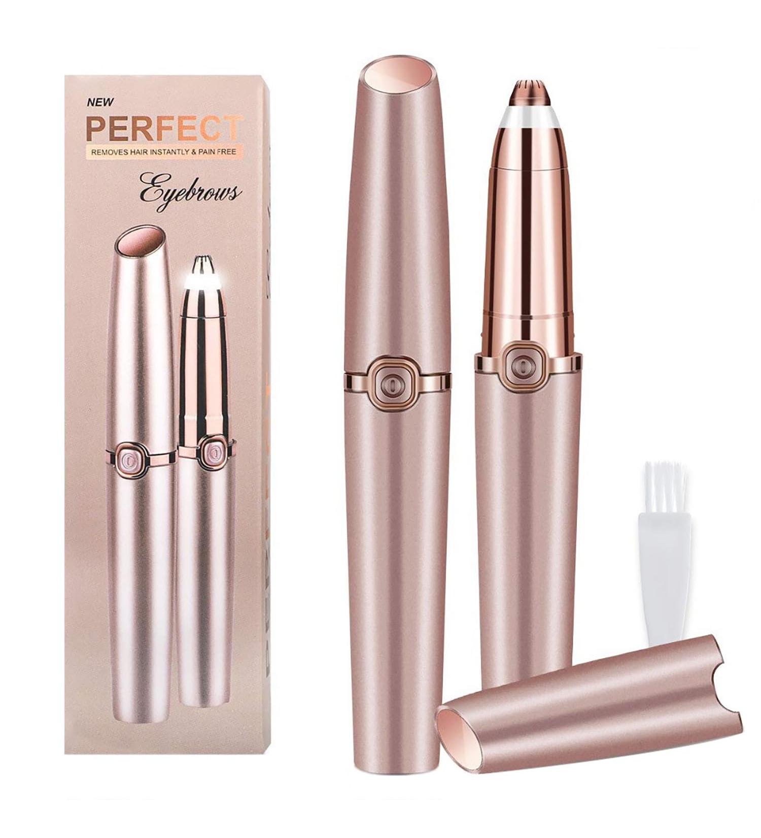 Shubeeieumi Electric Eyebrow Trimmer for Women - Painless Facial Hair Removal Razor for Eyebrows Lips Chin & Body - Buy Online on GoSupps.com