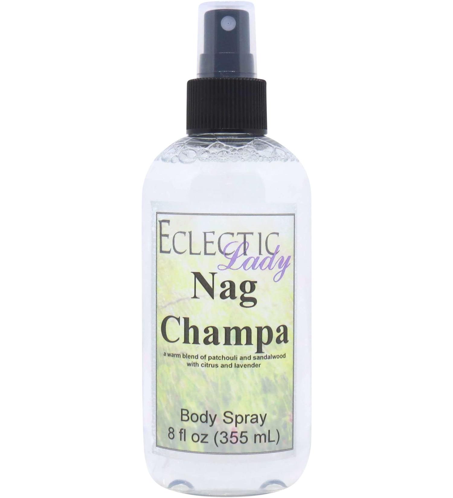 Nag Champa Body Spray 8 ounces Body Mist for Women with Clean Light & Gentle Fragrance Long Lasting Perfume with Comforting Scent for Men & Women Cologne with Soft Subtle Aroma For Daily Use 8 Fluid Ounces - Buy Online on GoSupps.com