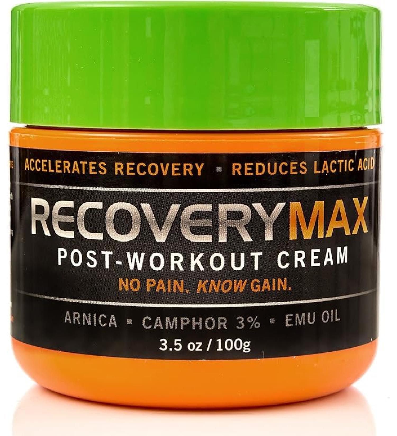 MaxRelief RecoveryMax Post Workout Cream for Use in Fitness Workout Program to Speed Muscle Recovery Reduce Muscle Soreness - Return to Exercise Quicker Recovery Supplement 3.5 oz - Buy Online on GoSupps.com