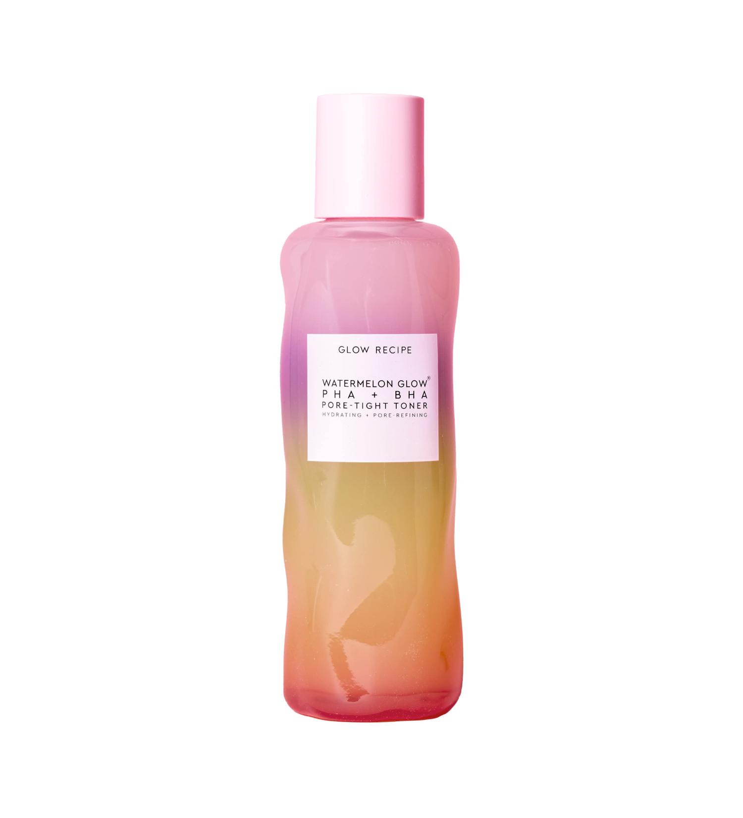 Watermelon Glow PHA + BHA Pore-Tight Face Toner - Hydrating & Exfoliating with Cactus Water, Cucumber, Tea Tree, Hyaluronic Acid - 150ml - Buy Online on GoSupps.com