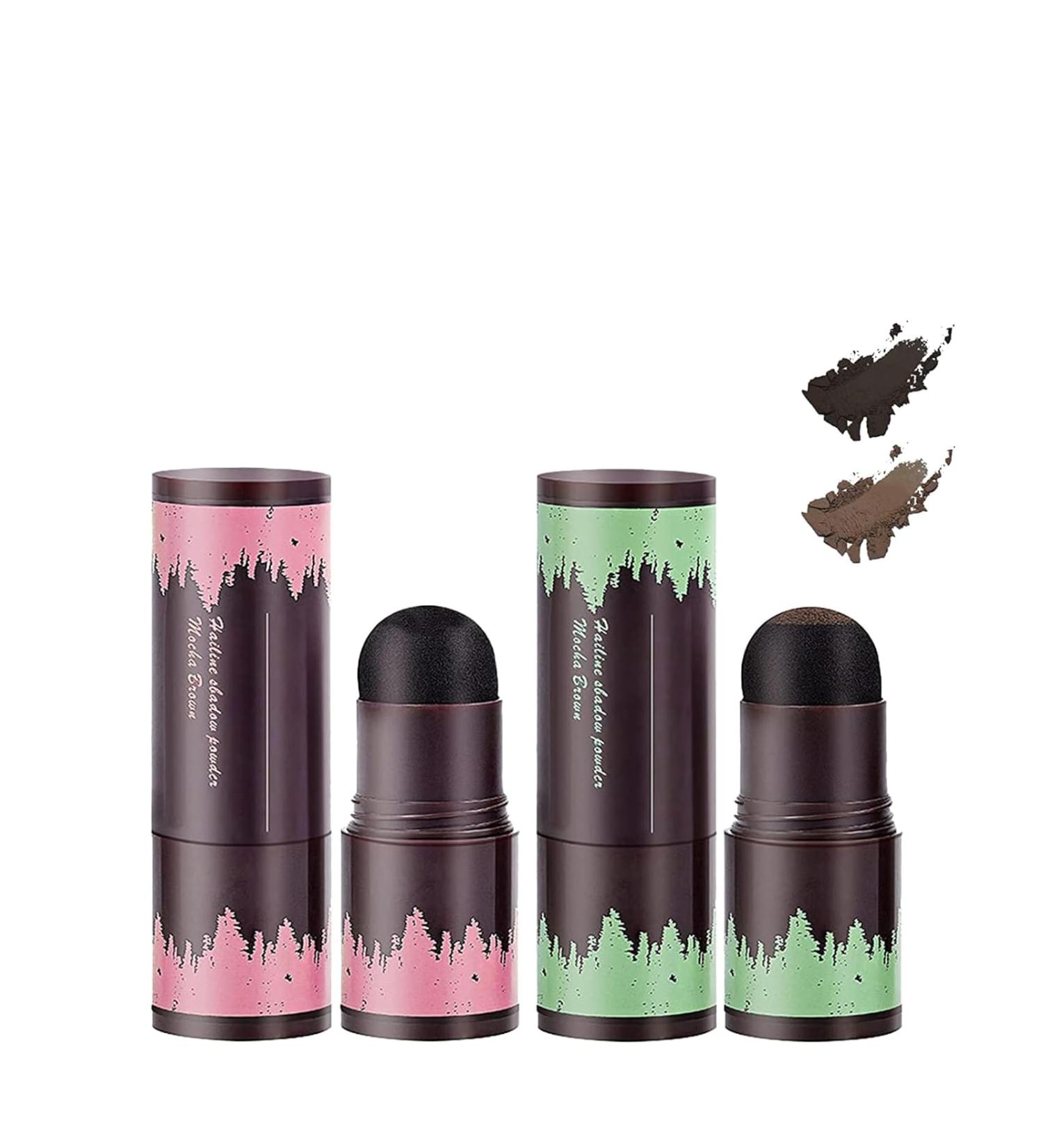 Revive Your Hairline with Waterproof Scalp Shadow Powder | Long-Lasting Coverage for Thinning & Gray Hair (Black+Brown) - Shop Now - Buy Online on GoSupps.com