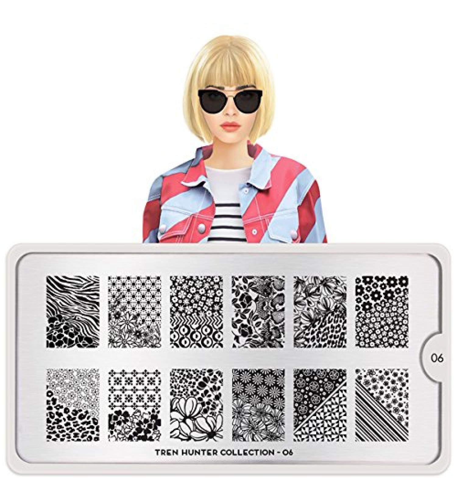 MoYou-London Stencil Trend Hunter Collection 06
