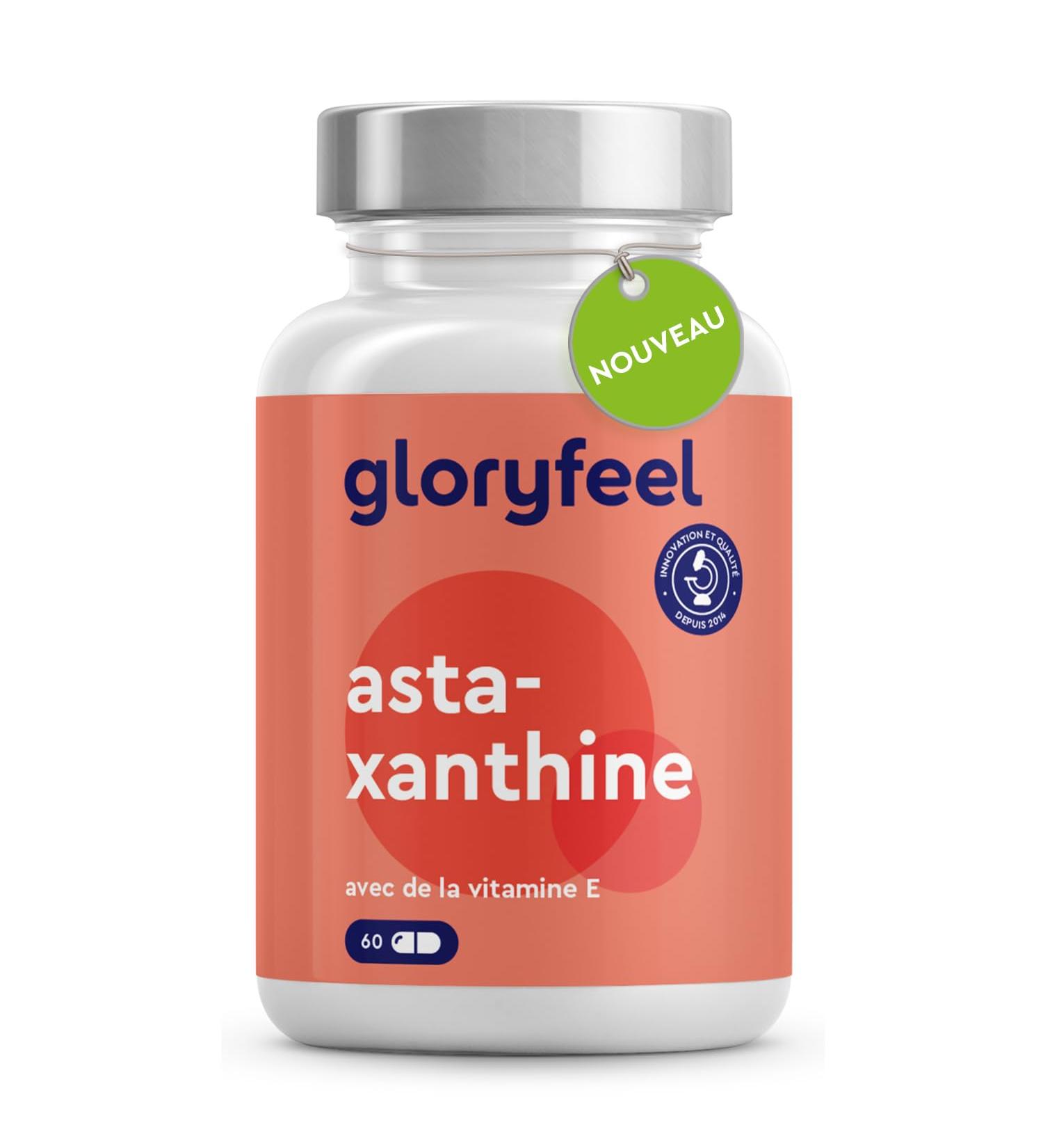 Astaxanthin 190 mg from Haematococcus Pluvialis Extract Powerful Antioxidant Premium Formula 100% Natural Enriched with V - Buy Online on GoSupps.com