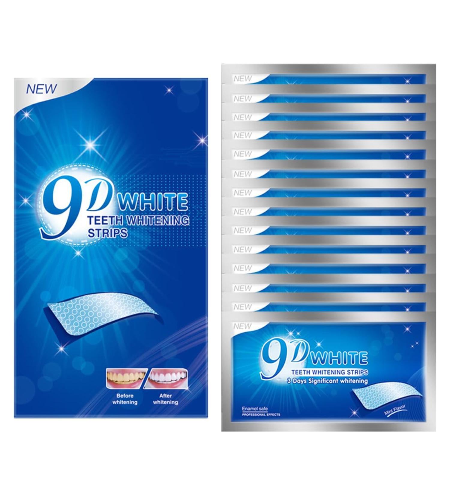 WUFKOP 28 professional whitening strips for white teeth whitening strips for sensitive teeth teeth whitening peroxidefree whitening quickly removes all stains - Buy Online on GoSupps.com