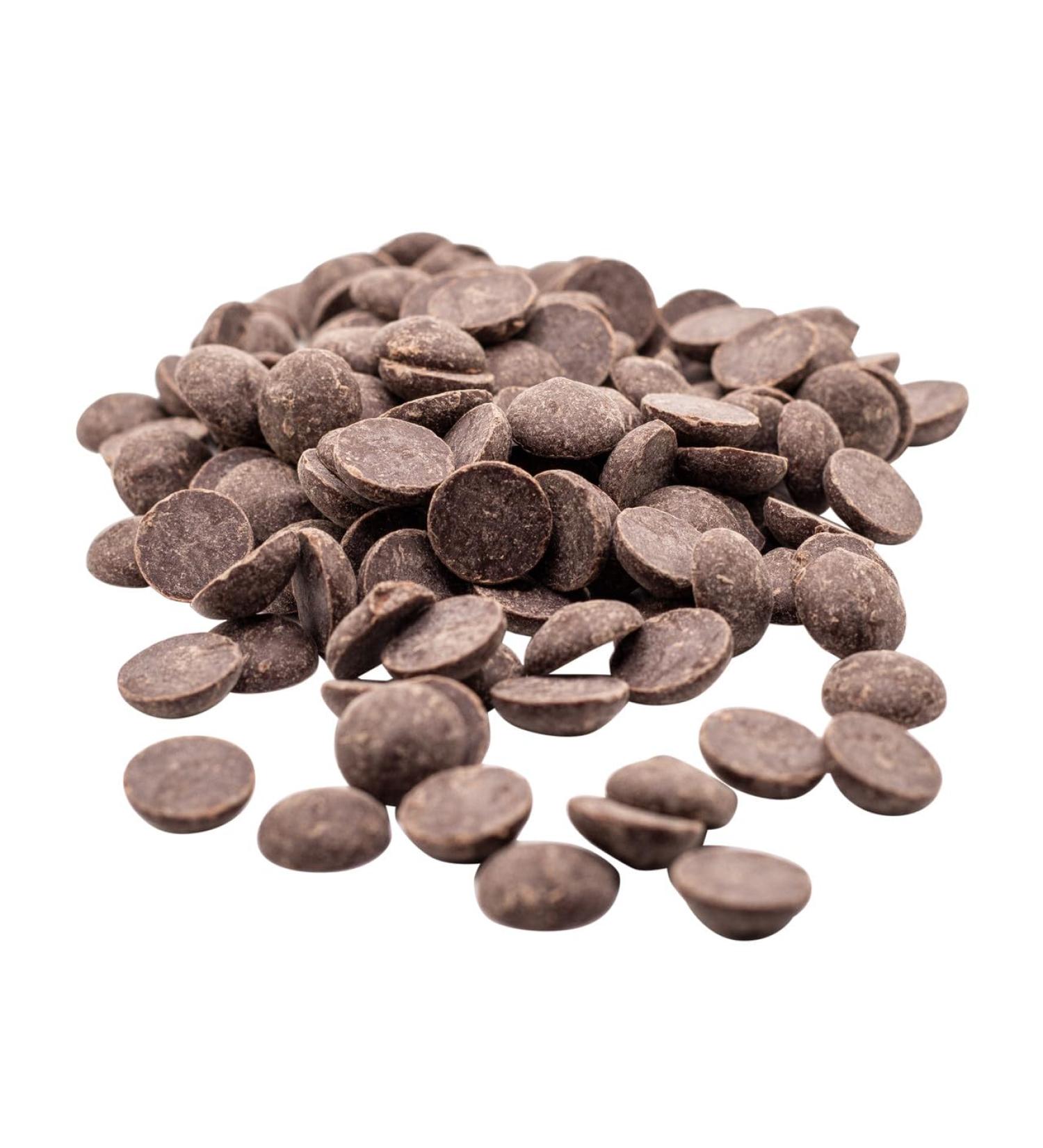 500g Vegan Chocolate Chips Plant Based Milk Taste Callets 43% Rich Cocoa Solids NO Traces Of Milk Made With Chufa Lactose Free Dairy Free - Buy Online on GoSupps.com
