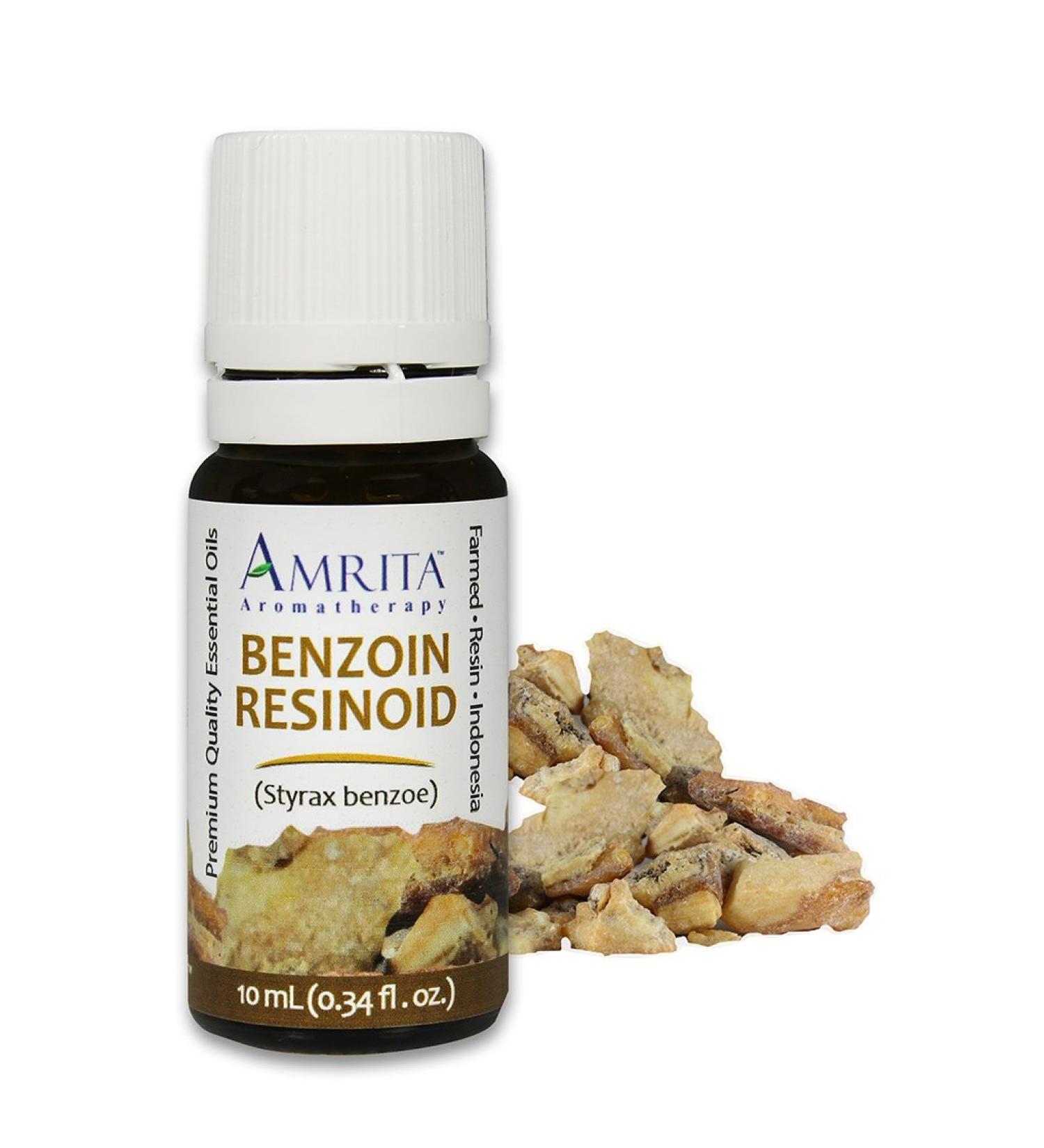 Benzoin Resinoid Essential Oil 100% Pure - Premium Quality Aromatherapy Oil 10mL | Undiluted Styrax Benzoe - International Shipping Available - Buy Online on GoSupps.com