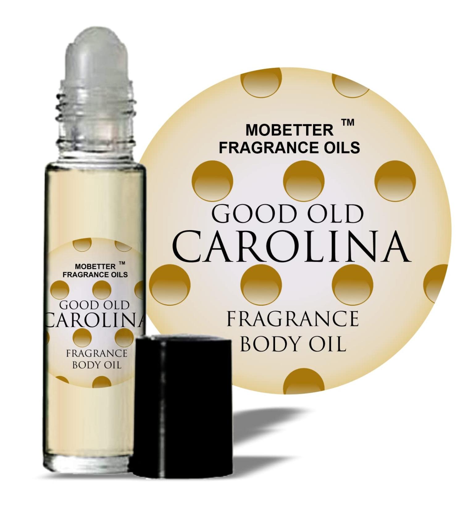 MOBETTER FRAGRANCE OILS Good Old Carolina Women Perfume Body Oil (.33 Fluid oz Good Old Carolina) 0.33 Fl Oz (Pack of 1) Good Old Carolina
