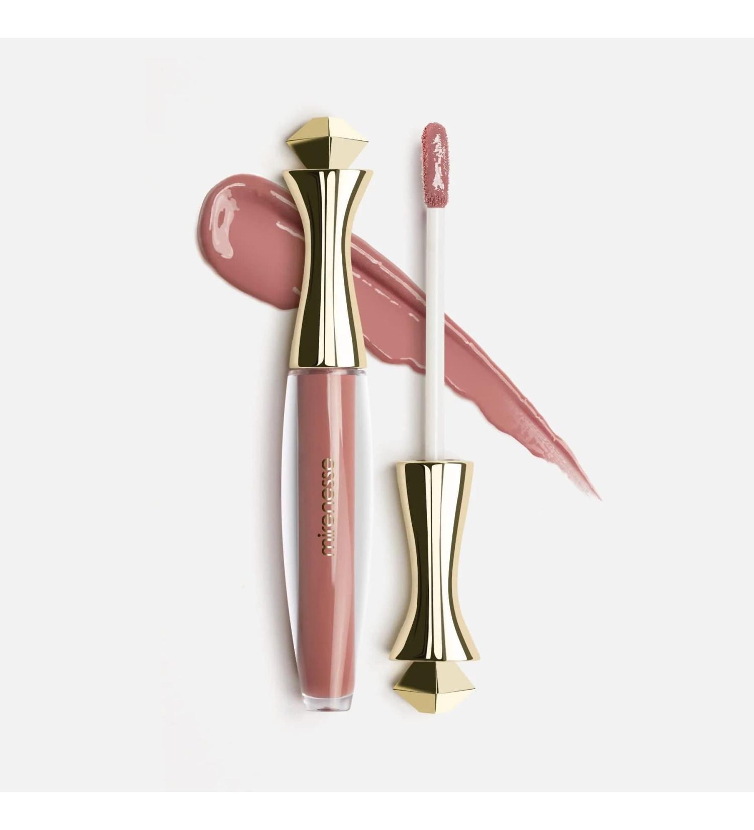 Mirenesse Velvet Lip Gloss Plumper | Vitamin C + E | Vegan & Toxin Free | 74 Exposed | 0.15 oz - Buy Online on GoSupps.com