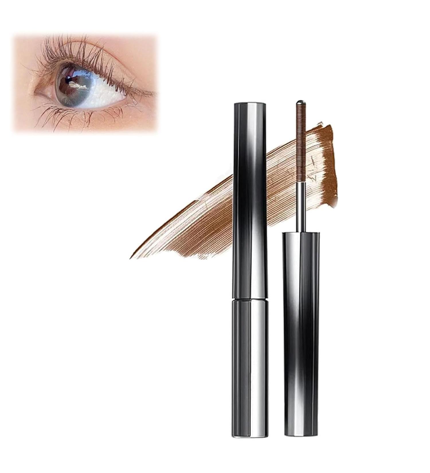3D Curling Eyelash Iron Mascara Metal Wand Mascara Lengthening And Volumizing Mascara Waterproof And No Smudge Mascara Brown - Buy Online on GoSupps.com