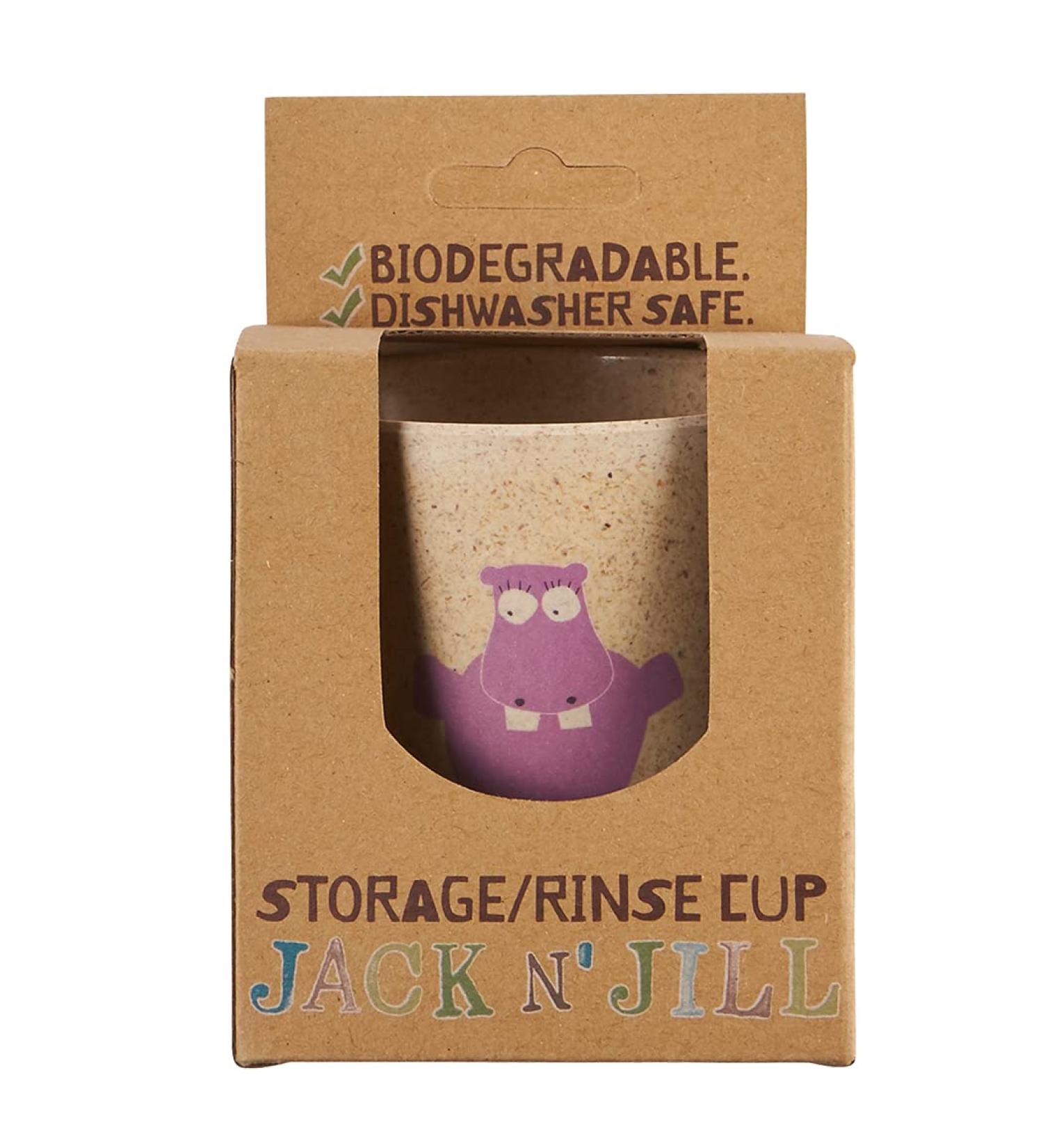 Jack N Jill Rinse Storage Cup Hippo 70g - Eco-Friendly Kids Dental Care | International Shipping Available - Buy Online on GoSupps.com