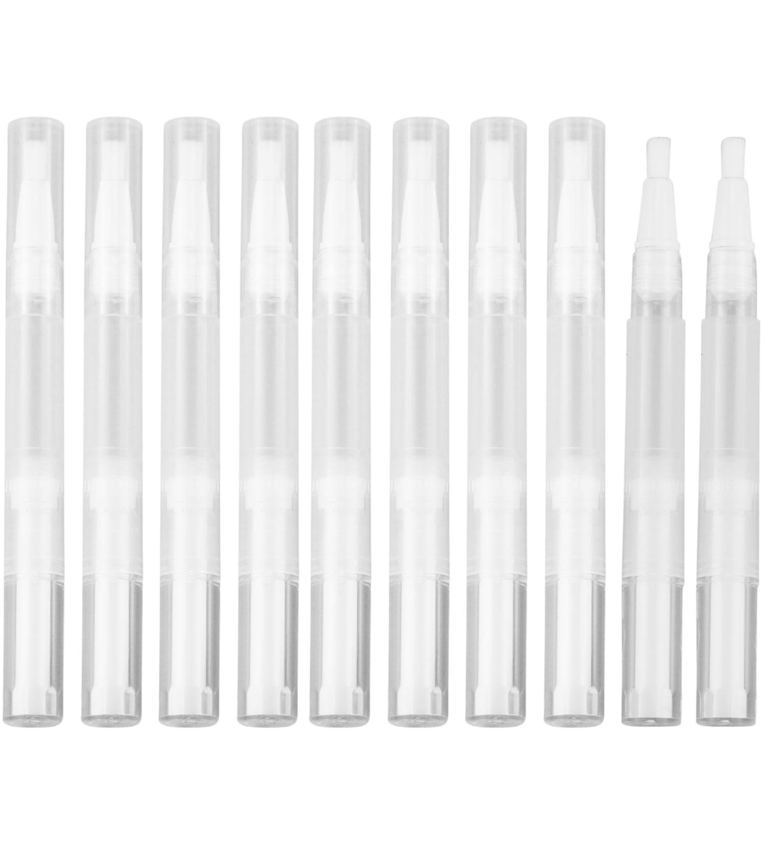 CIJIAINIENG 10 Pcs Transparent Twist Pens 3ml Nail Oil Pen with Brush Tip Empty Cuticle Oil Pen Cosmetic Container Applicators for Lip gloss Nail Polish Eyelash Growth Liquid Empty Nail Oil Pen - Buy Online on GoSupps.com