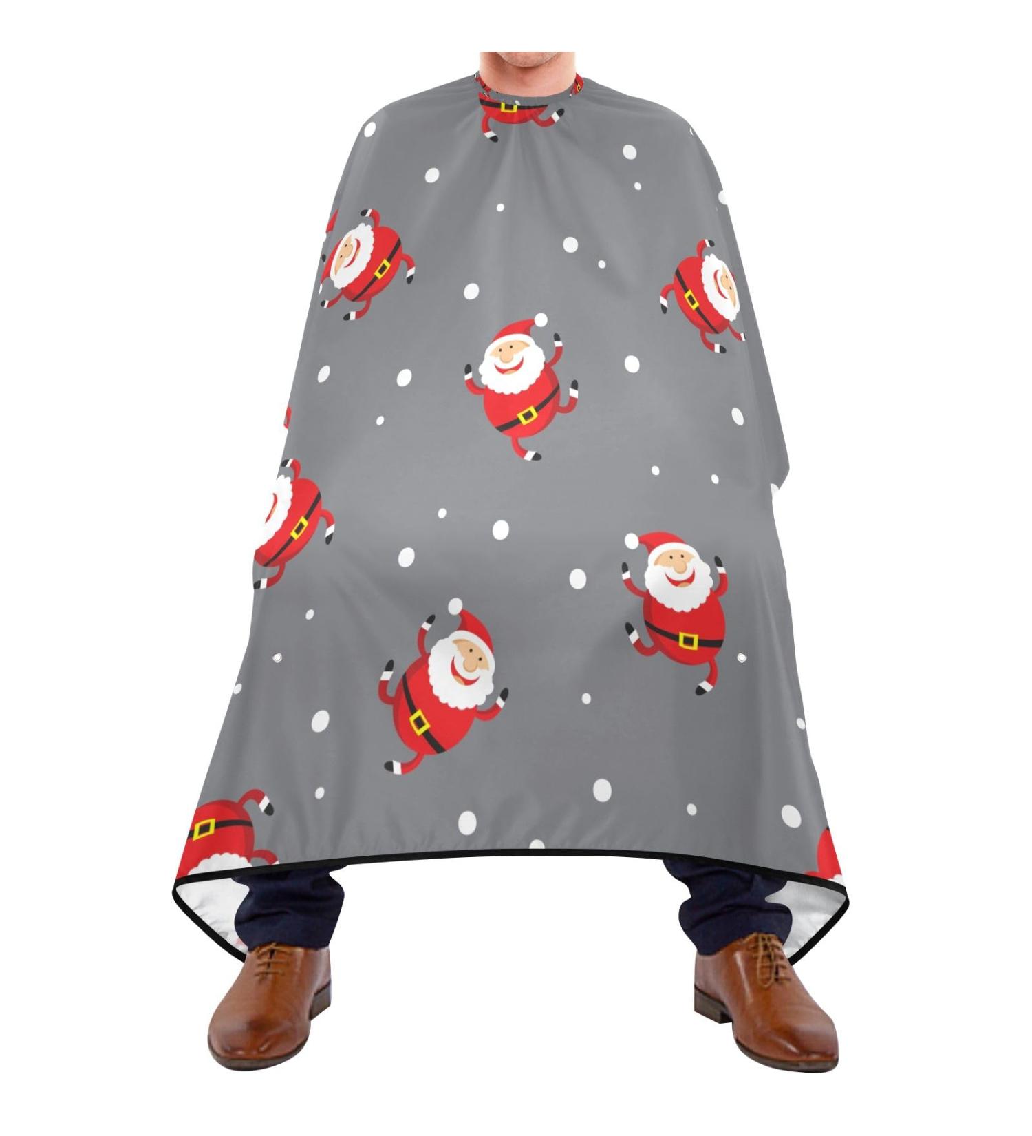 Waterproof Cartoon Santa Barber Cape - Cheetah Haircut Bib for Men & Unisex | Shop Internationally - Buy Online on GoSupps.com