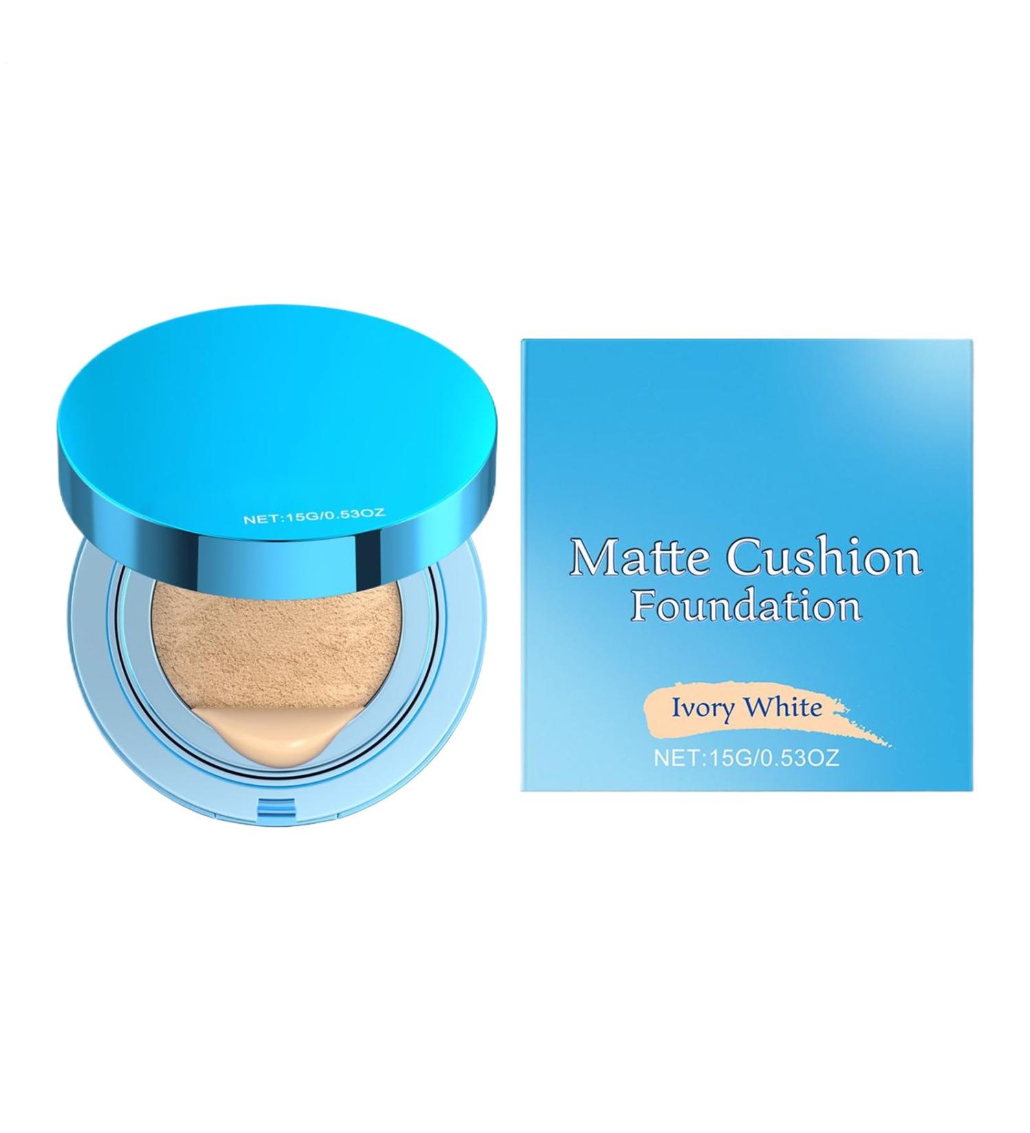 Velvet Matte Cushion Foundation Long-Lasting Concealer Makeup Light Coverage Cream Natural Glow Blend Radiant Finishing Base Travel Friendly For the - Buy Online on GoSupps.com