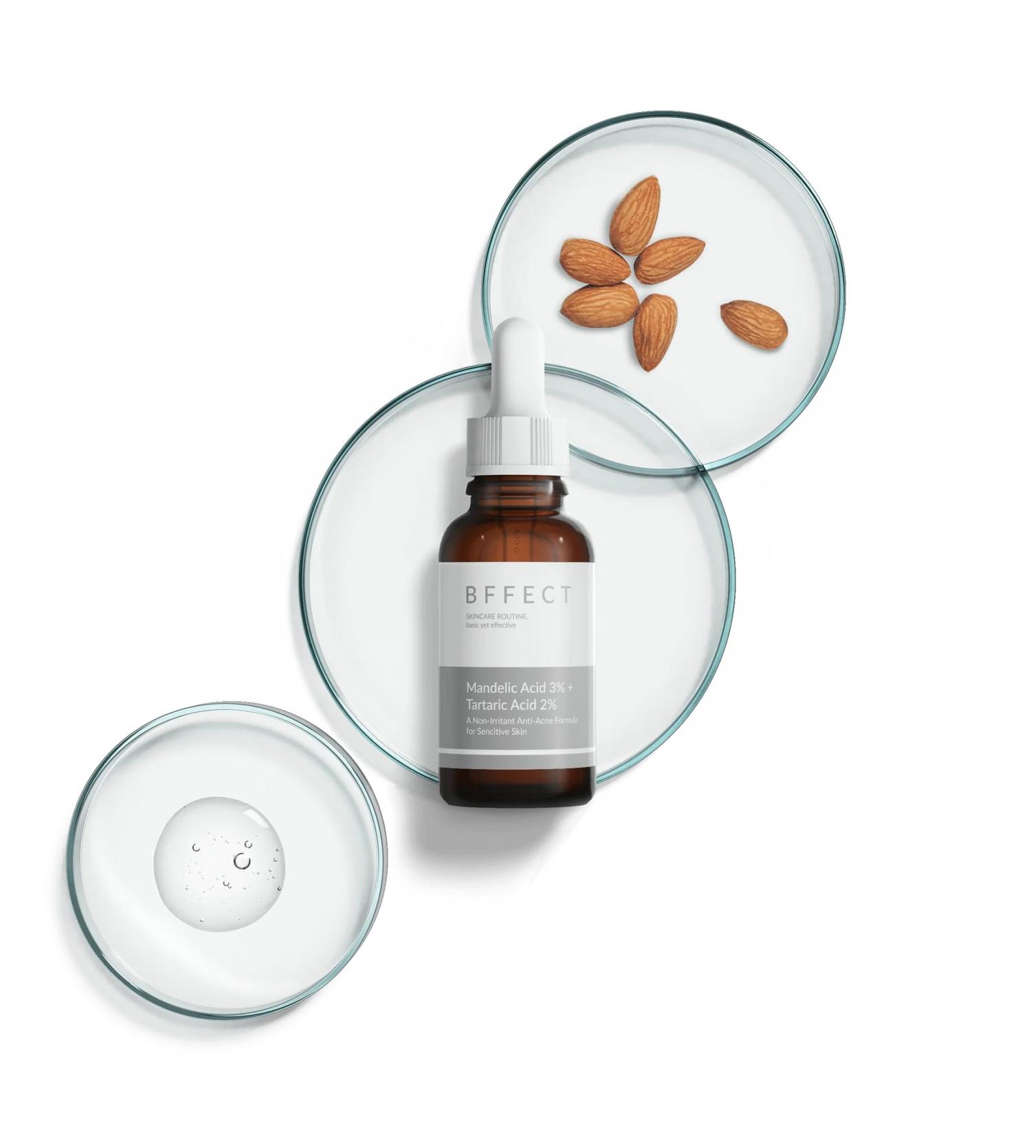 Mandelic Acid 3% + Tartaric Acid 2% - Exfoliating AHA for Brighter Skin | Buy Online Now - Buy Online on GoSupps.com