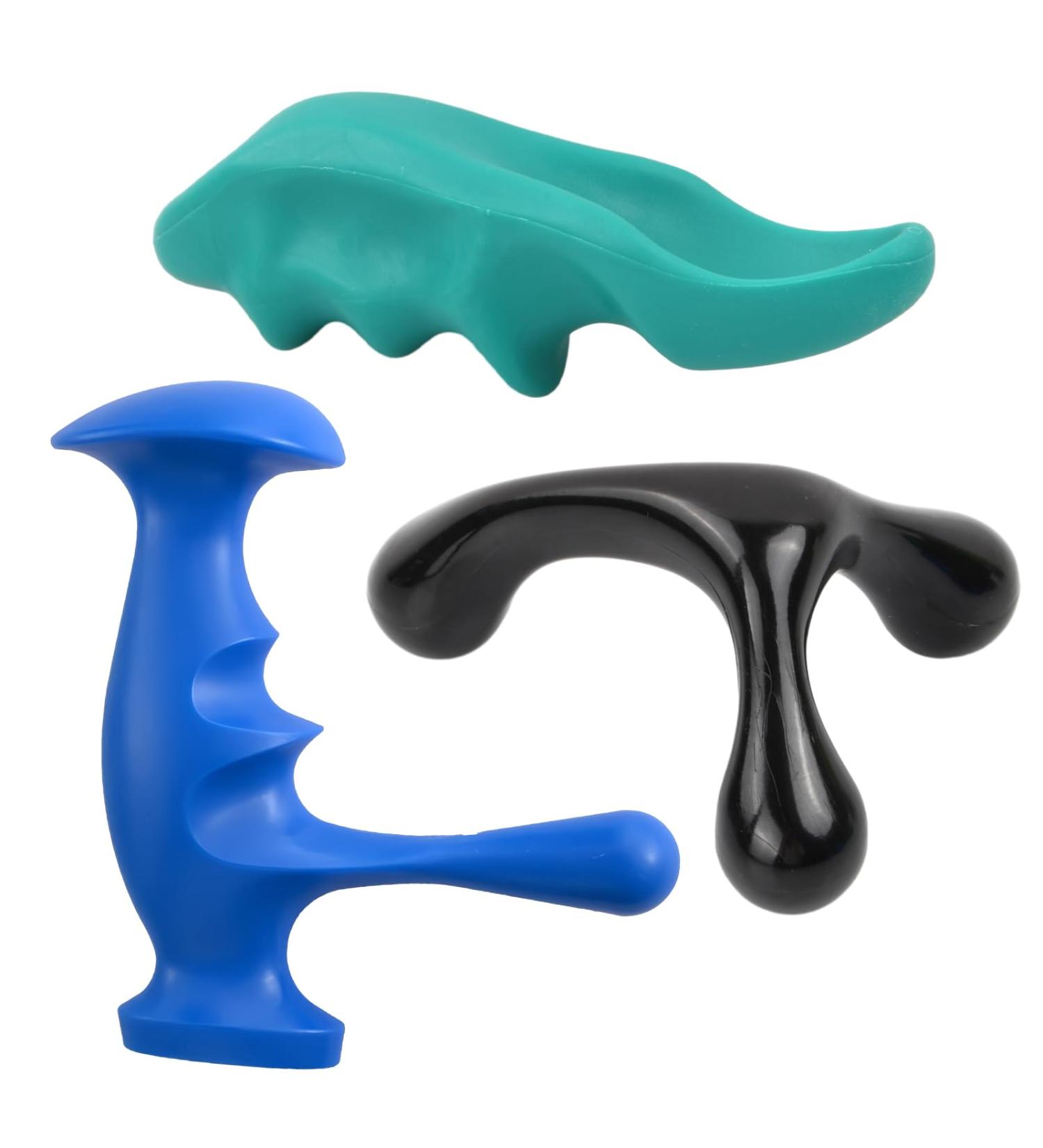 3-Piece Thumb Massager Set | Trigger Point Massage Tools for Therapists - International Shipping Available - Buy Online on GoSupps.com