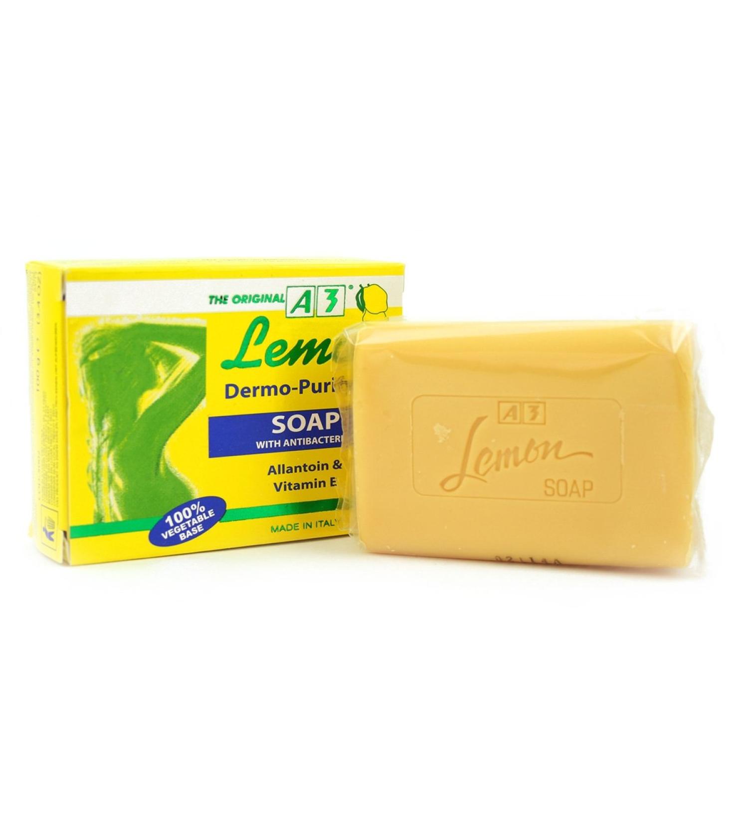 Lemon A3 Soap Dermo-Protective & Moisturizing 100g - Buy Online on GoSupps.com