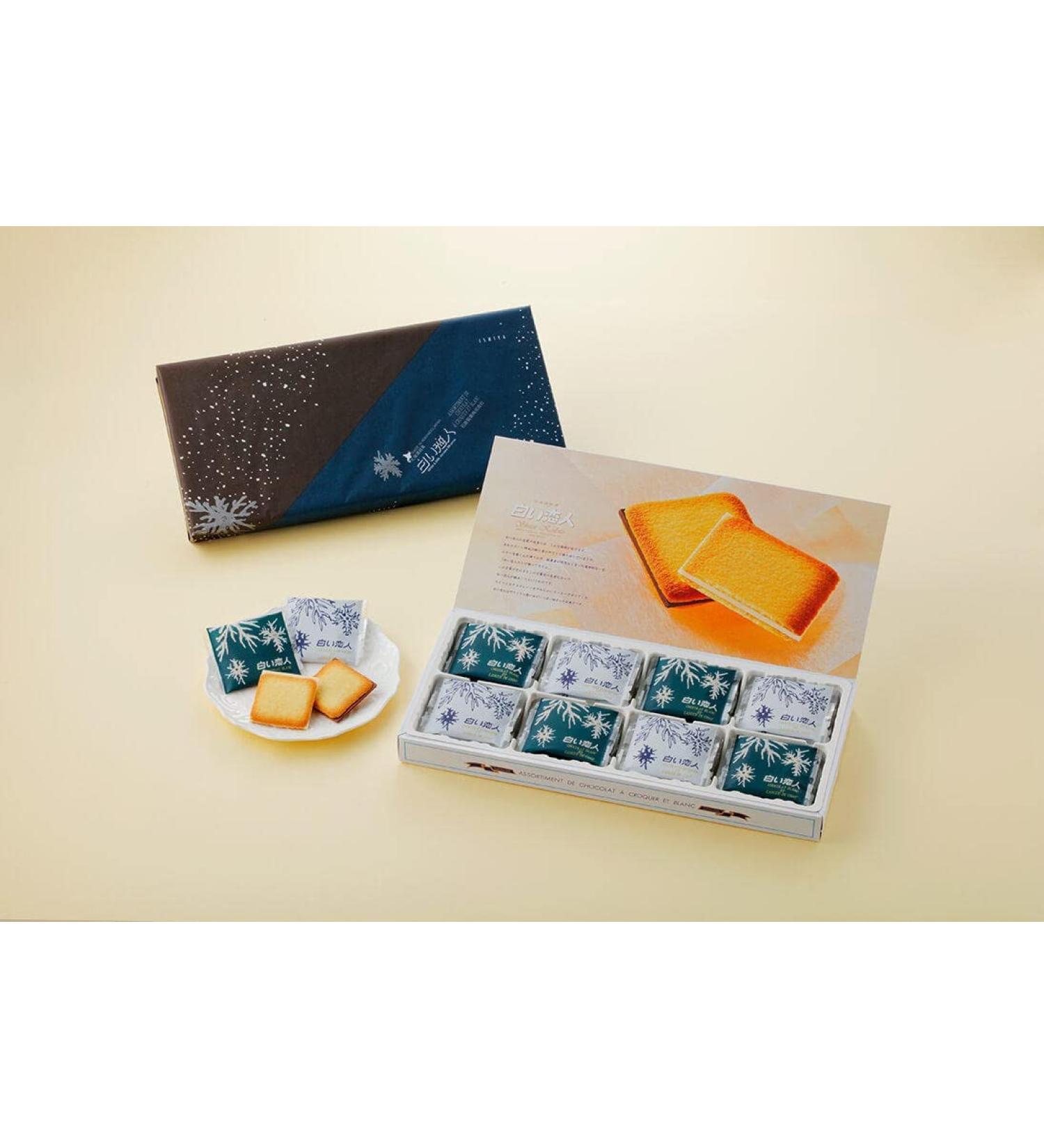 Shiroi Koibito White Lover White Chocolate (White & Black 24pcs)