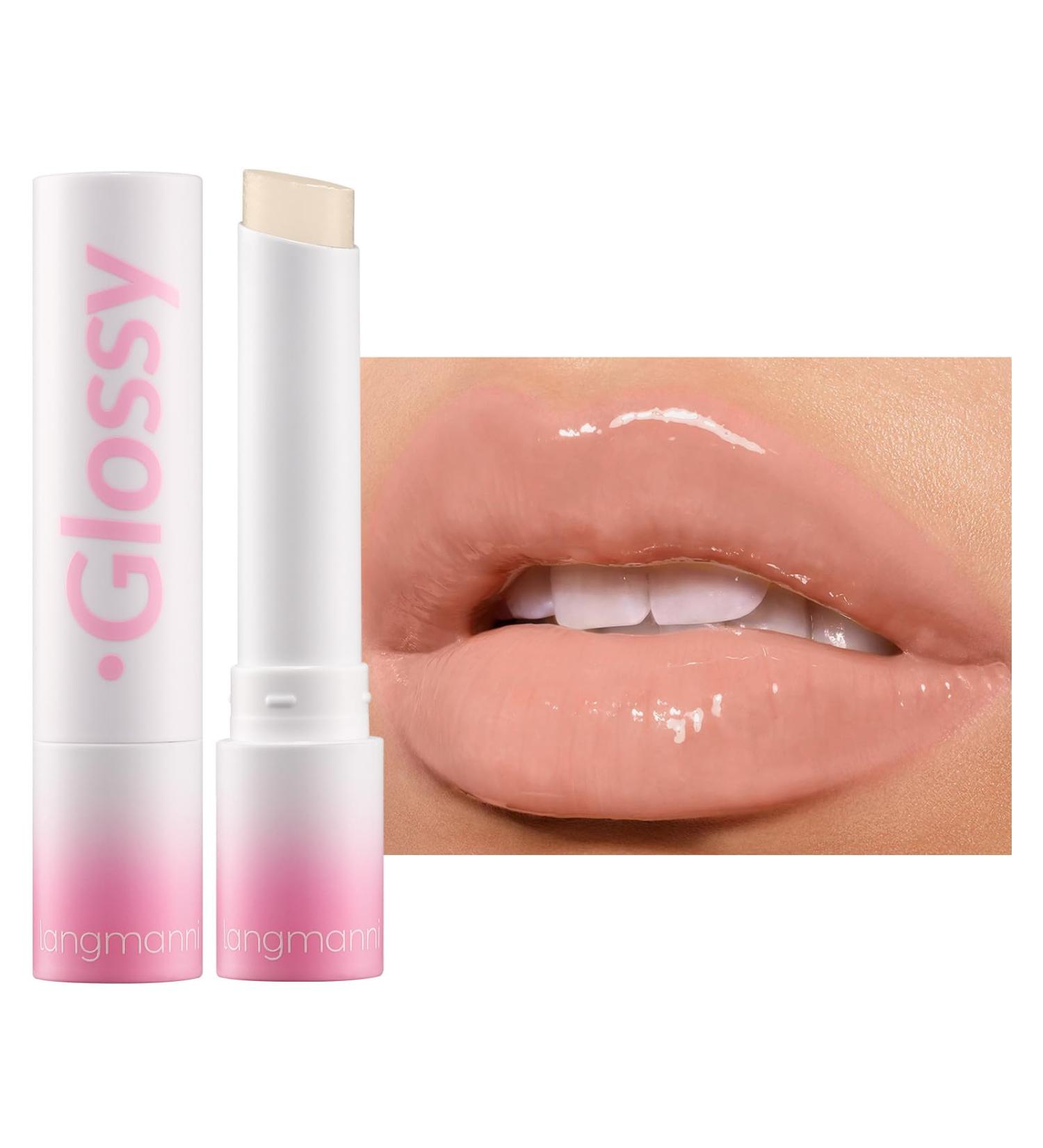 Lip Balm Moisturizing Hydrating Lighten Lip Lines Anti-dry Lip Balm Lip Gloss Makeup Lip Moisturizer Care For Women Lip Gloss - Buy Online on GoSupps.com
