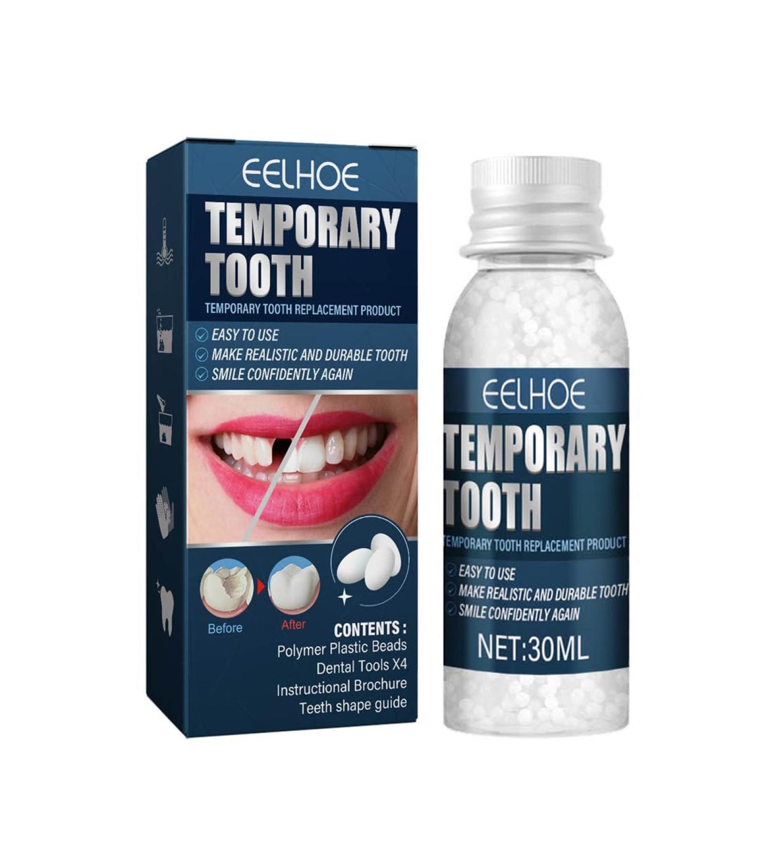 GNHG GMDP Selfapplied artificial teeth dental adhesive doityourself fillings to repair broken teeth 30 ml - Buy Online on GoSupps.com