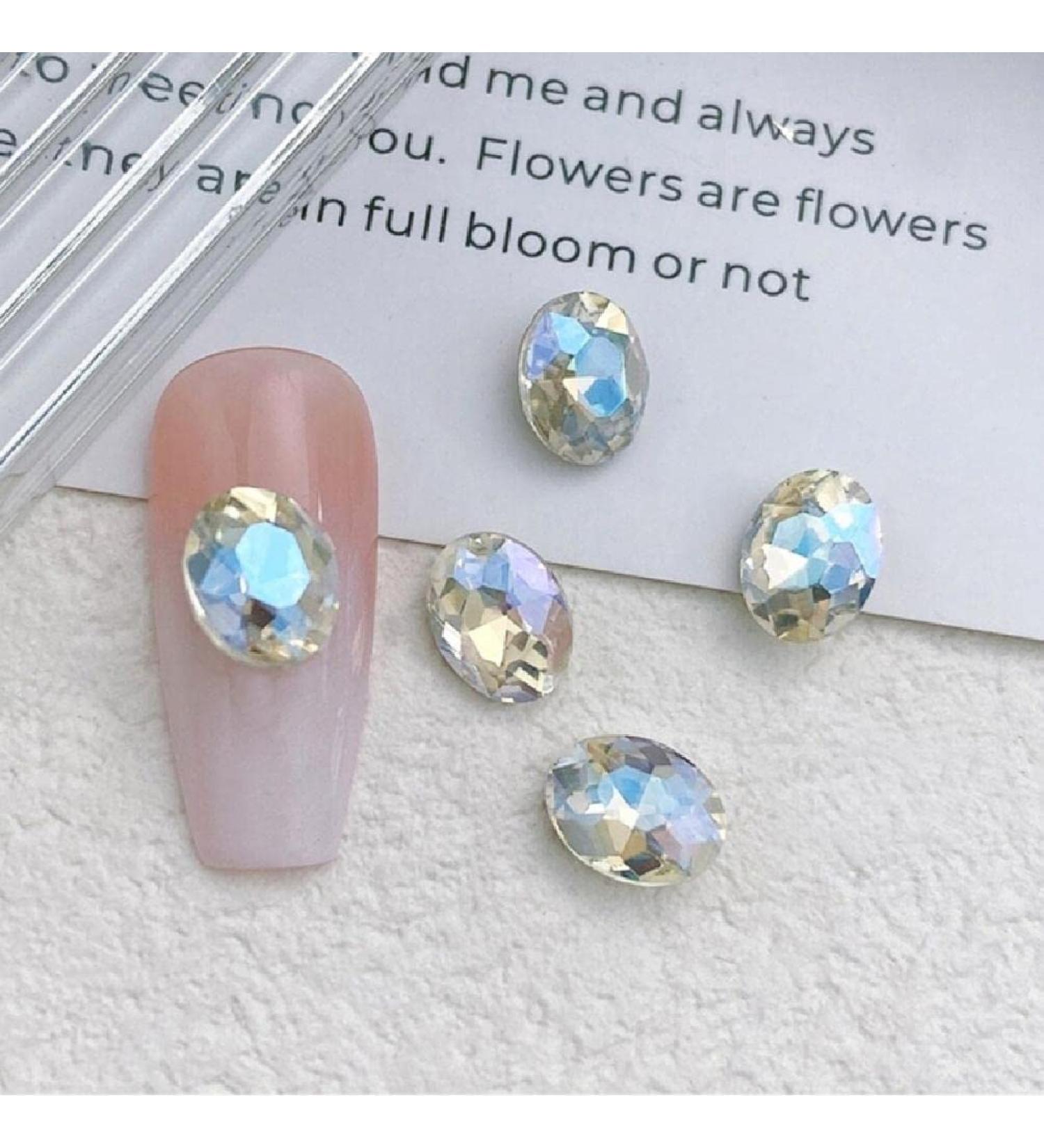 Shape Art Pointed Back Rhinestones for Water Heart Rhinestones Pointed Back Art Charm - Buy Online on GoSupps.com