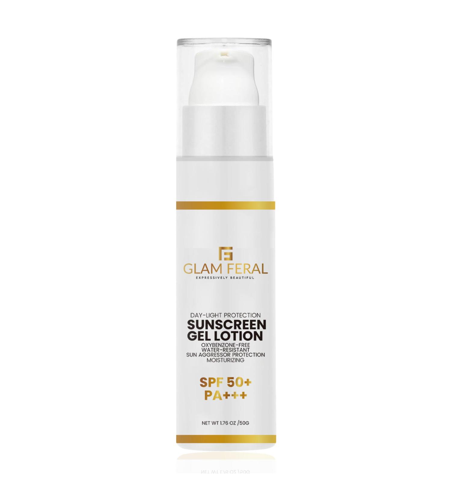 Buy Non-Greasy Gel Sunscreen Lotion SPF 50 | Broad Spectrum Sun Protection | Ultra-Light & Hydrating | Eco-Friendly Packaging | 1.76fl oz - Buy Online on GoSupps.com