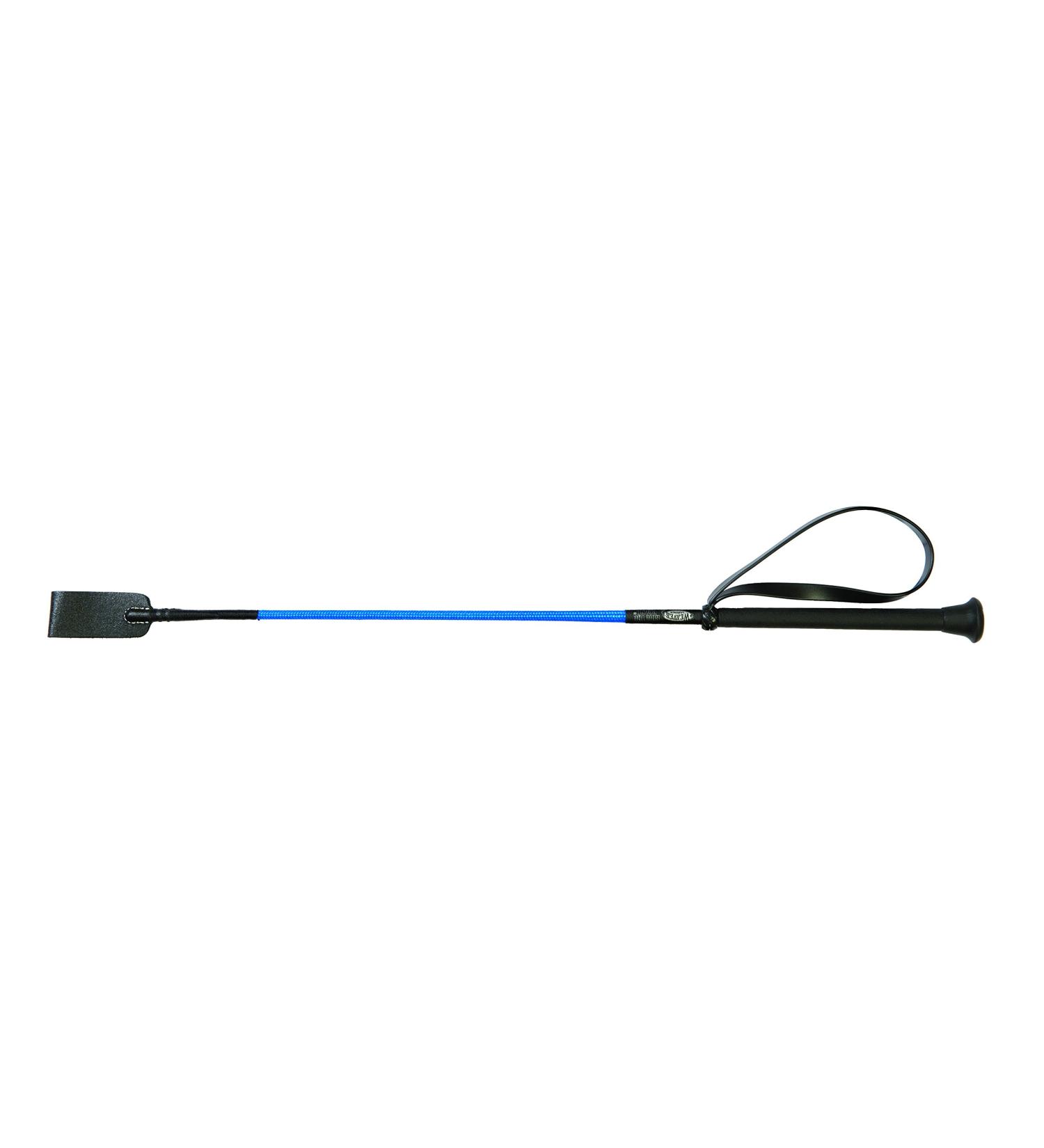 Weaver Leather Riding Crop with PVC Handle Blue