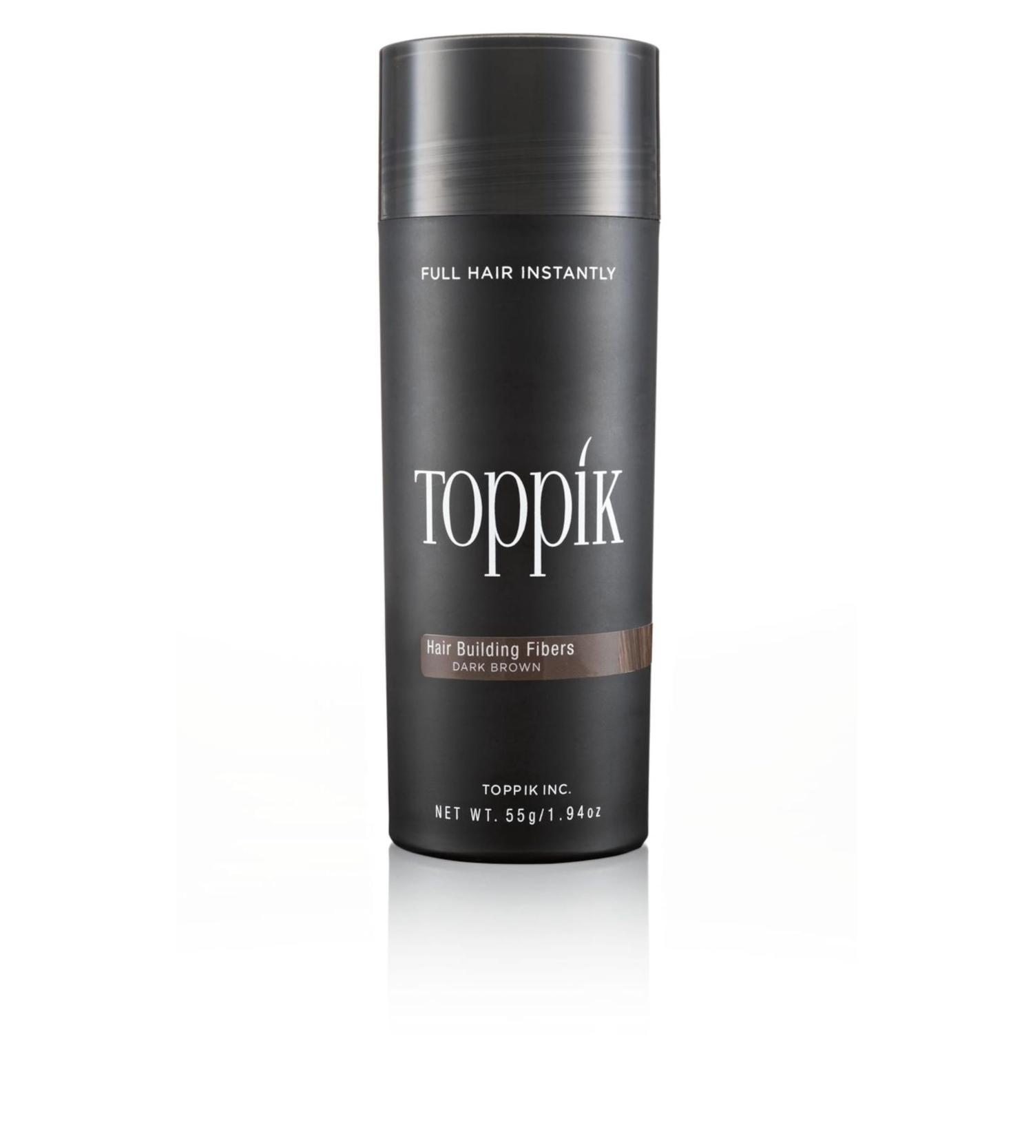 Church Dwight TOPPIK 55 g hair fibers hair densification straw hair dark brown - Buy Online on GoSupps.com