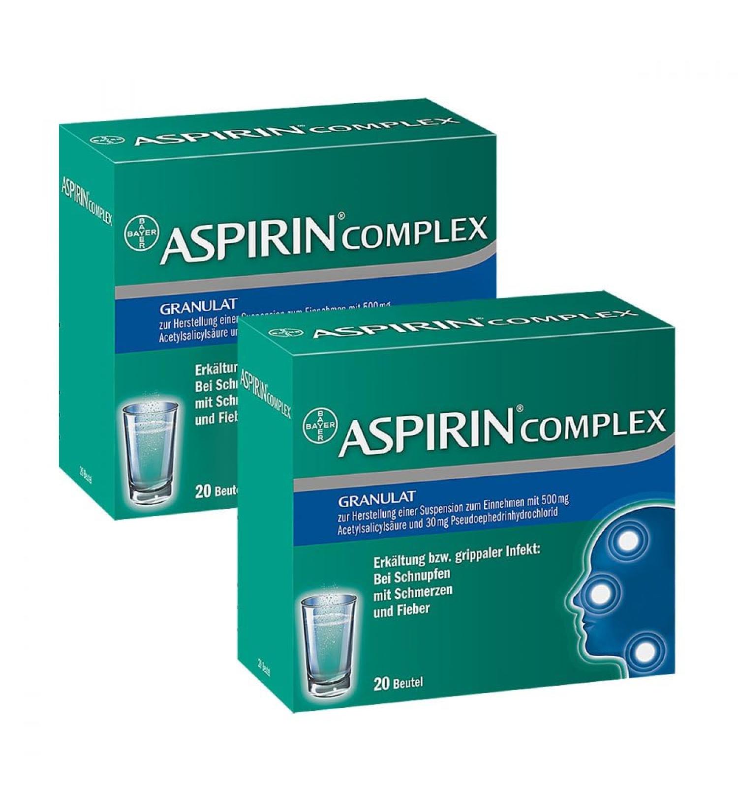 Aspirin Complex Granulate Bags - 40 Sticks | Fast International Shipping - Buy Online - Buy Online on GoSupps.com