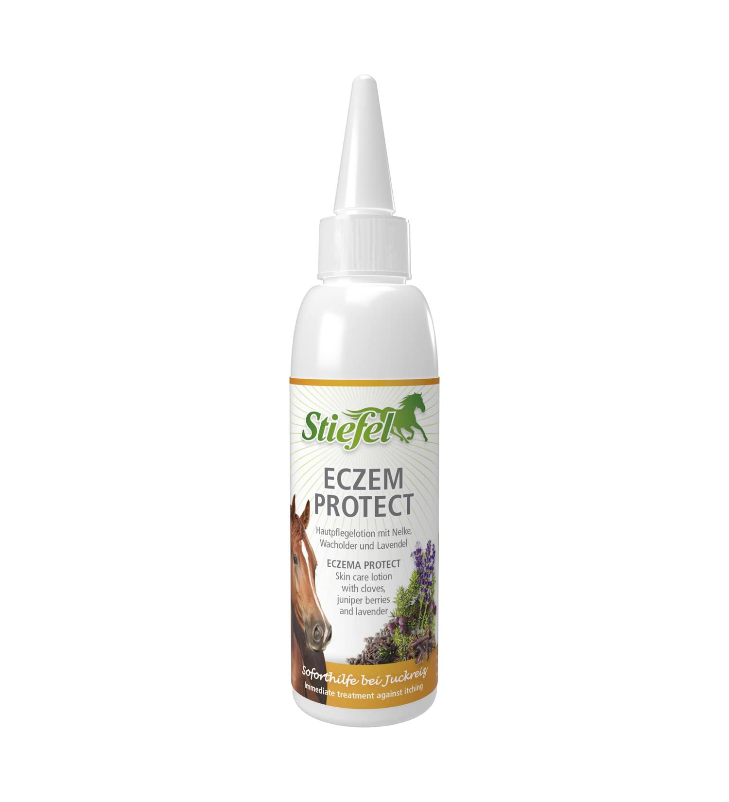 Boots EczemProtect for Horses - High-Quality Skin Care for Irritation Itching & Summer Eczema (125ml) - Buy Online on GoSupps.com