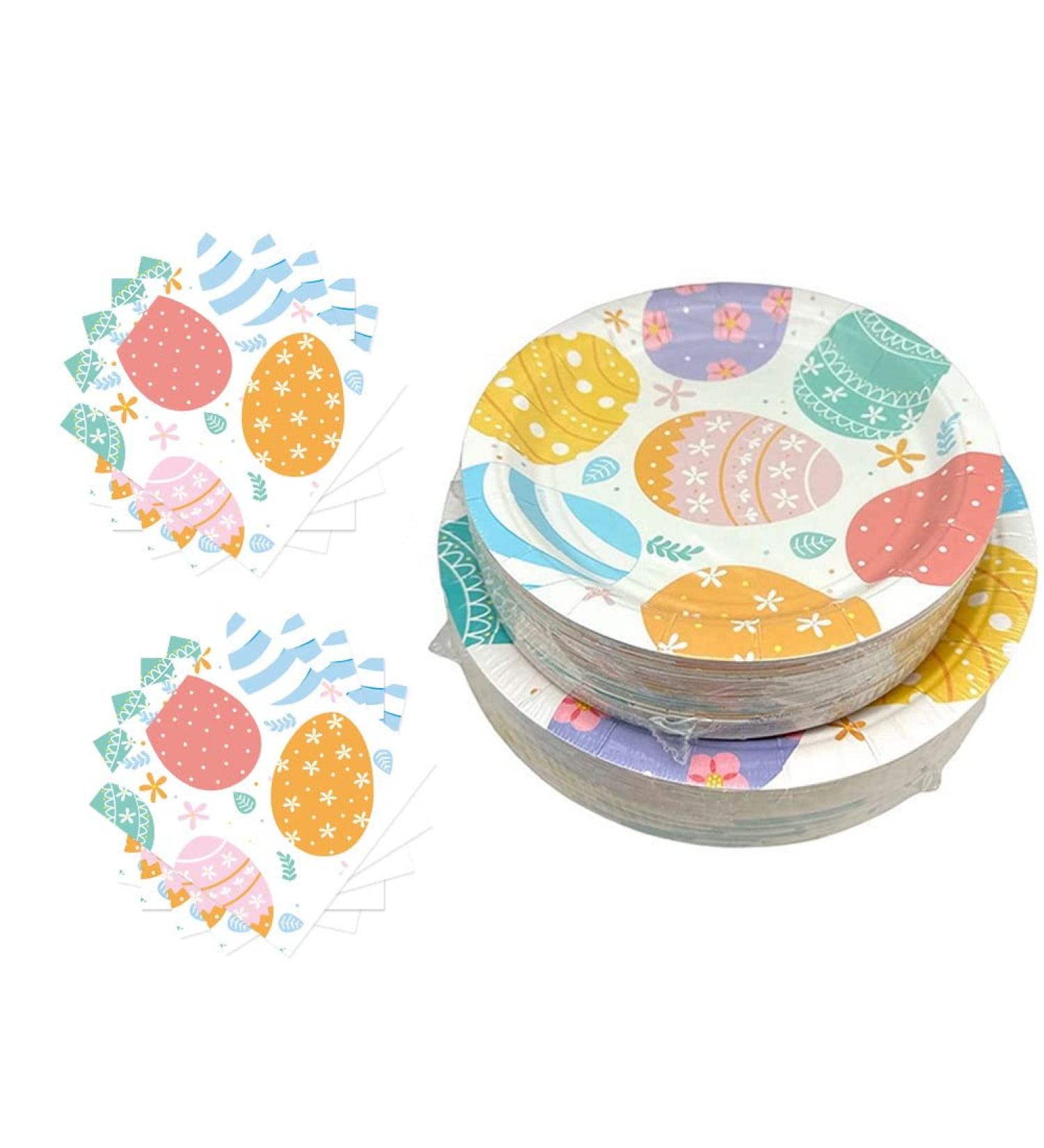 Koterry 75Piece Napkins Dessert Plates Paper Plates Perfect for Home Office Restaurants Schools - Buy Online on GoSupps.com