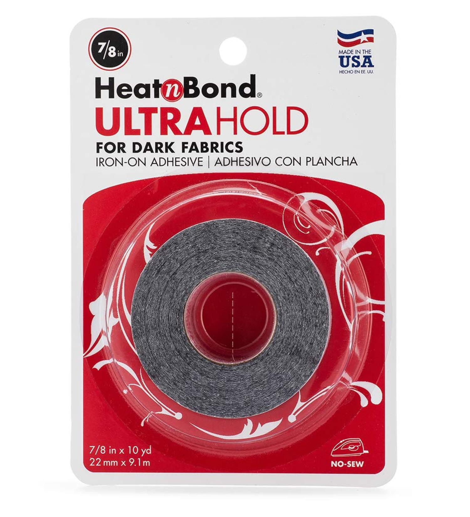 HeatnBond UltraHold Iron-On Adhesive - 7/8x10 Yards - Black - Buy Online on GoSupps.com