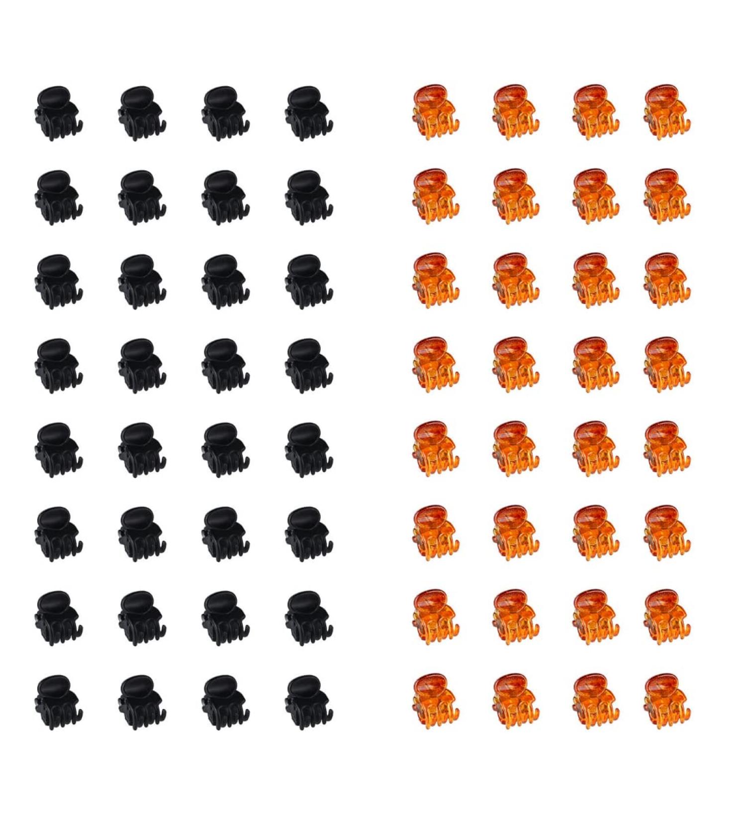 24 Mini Non-Slip Hair Clips for Girls & Women | Small Acrylic Jaw Clips Perfect for All Hair Types - Buy Online on GoSupps.com