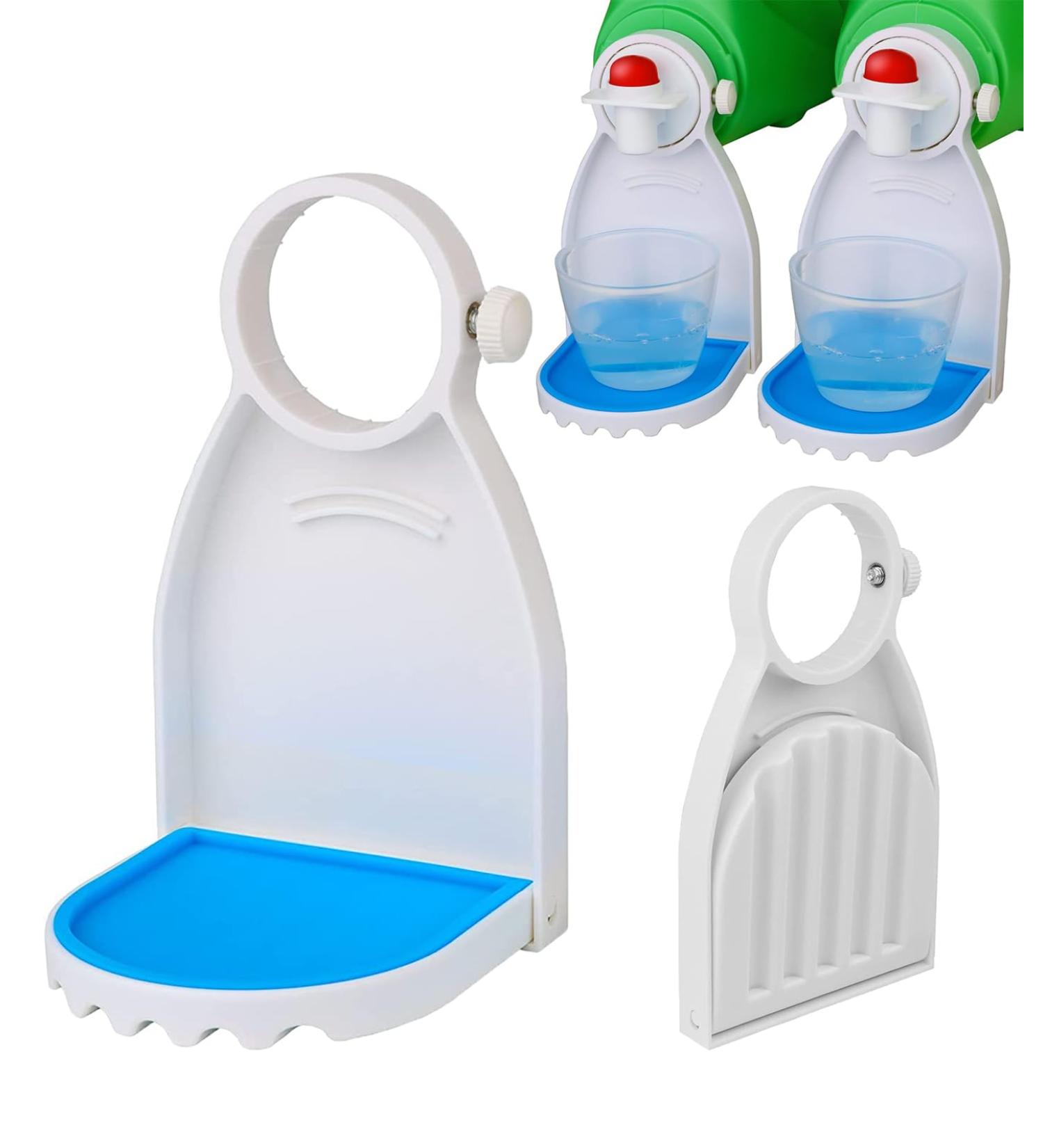 WEYICHUANG Laundry Detergent Drip Catcher & Cup Holder - Tidy Your Laundry Room No More Mess or Leaks (2 Pack) - Best Fabric Softener Gadget - Buy Online on GoSupps.com