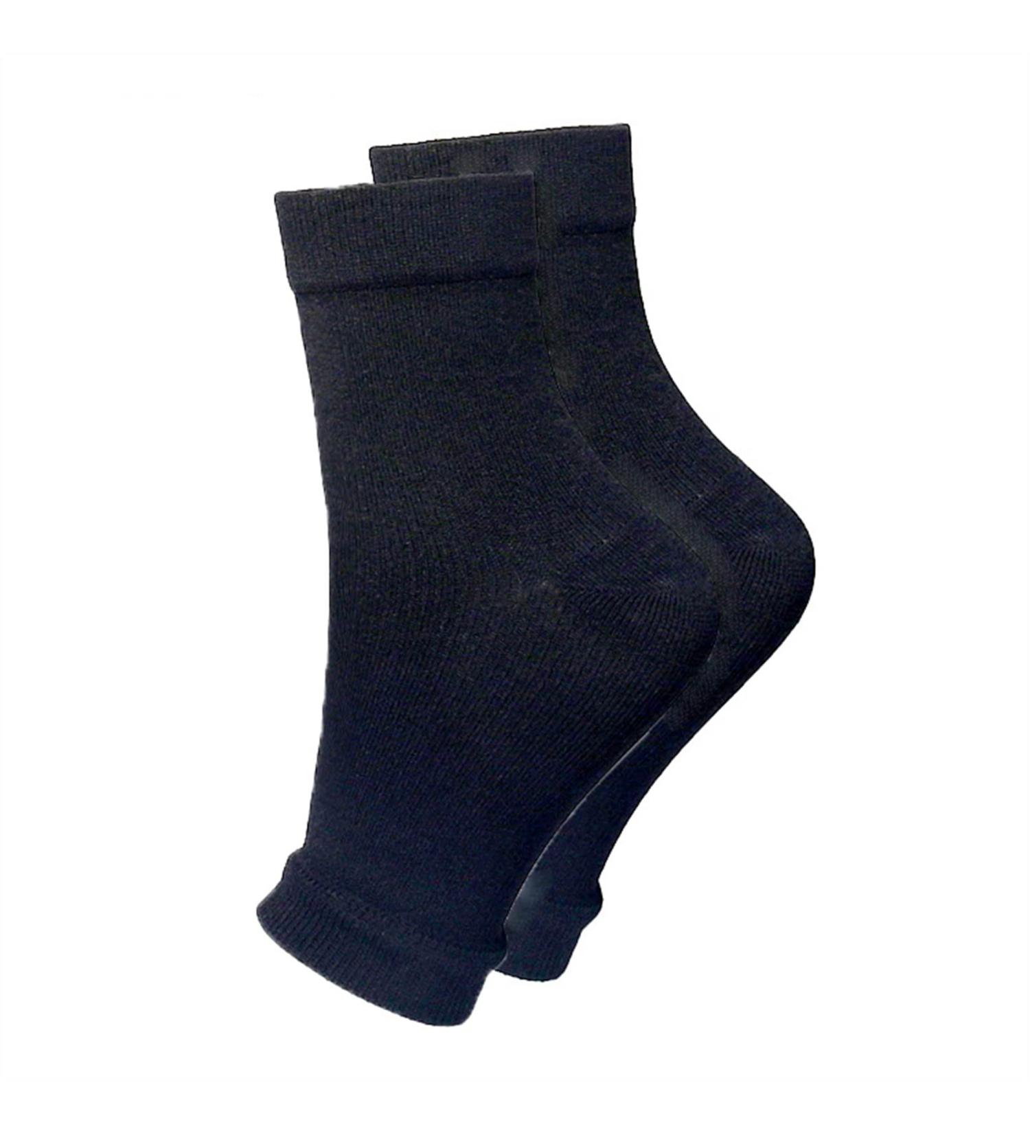 Buy Heelsium Pain Relief Socks for Neuropathy & Plantar Fasciitis - Comfortable Supportive Black (1 Pair) - International Shipping Available - Buy Online on GoSupps.com