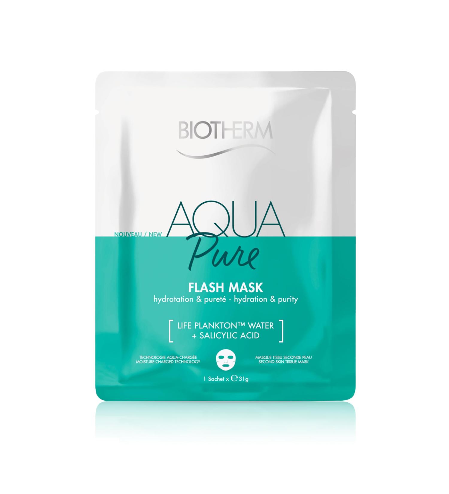 Biotherm Aqua Super Mask - Moisturizing Cloth Mask with Life Plankton & Salicylic Acid | Nourishing & Hydrating Face Mask | 1x 31g - Shop Internationally - Buy Online on GoSupps.com