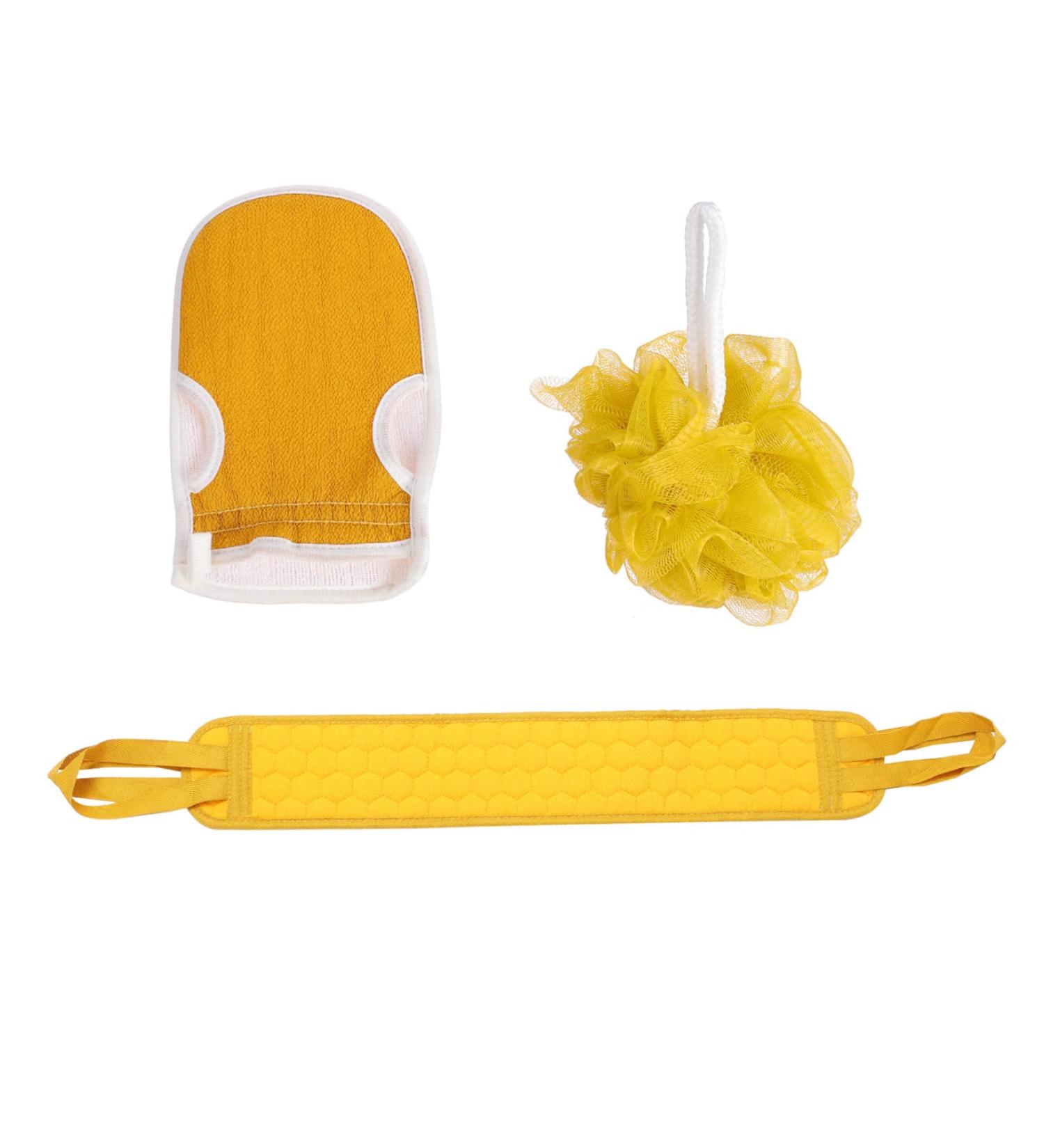 Beaupretty Loofah Glove Bath Towel Back Scrubber Bath Body exfoliator Lotion applicator mesh Bath Shower exfoliating Washing Sand Off mitt Bath Ball take a Bath Set Cleaning Gloves - Buy Online on GoSupps.com