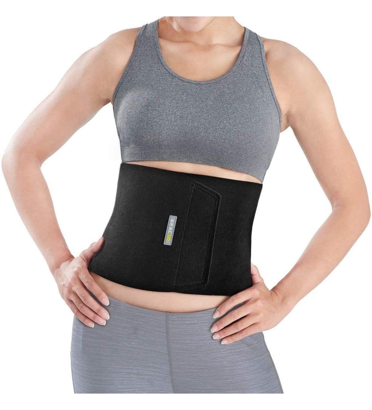 Bracoo Waist Trimmer Wrap - Sweat Sauna Slim Belly Belt for Men and Women | Abdominal Waist Trainer for Weight Loss & Core Stability | Metabolic Rate Booster | SE20 - Buy Online on GoSupps.com