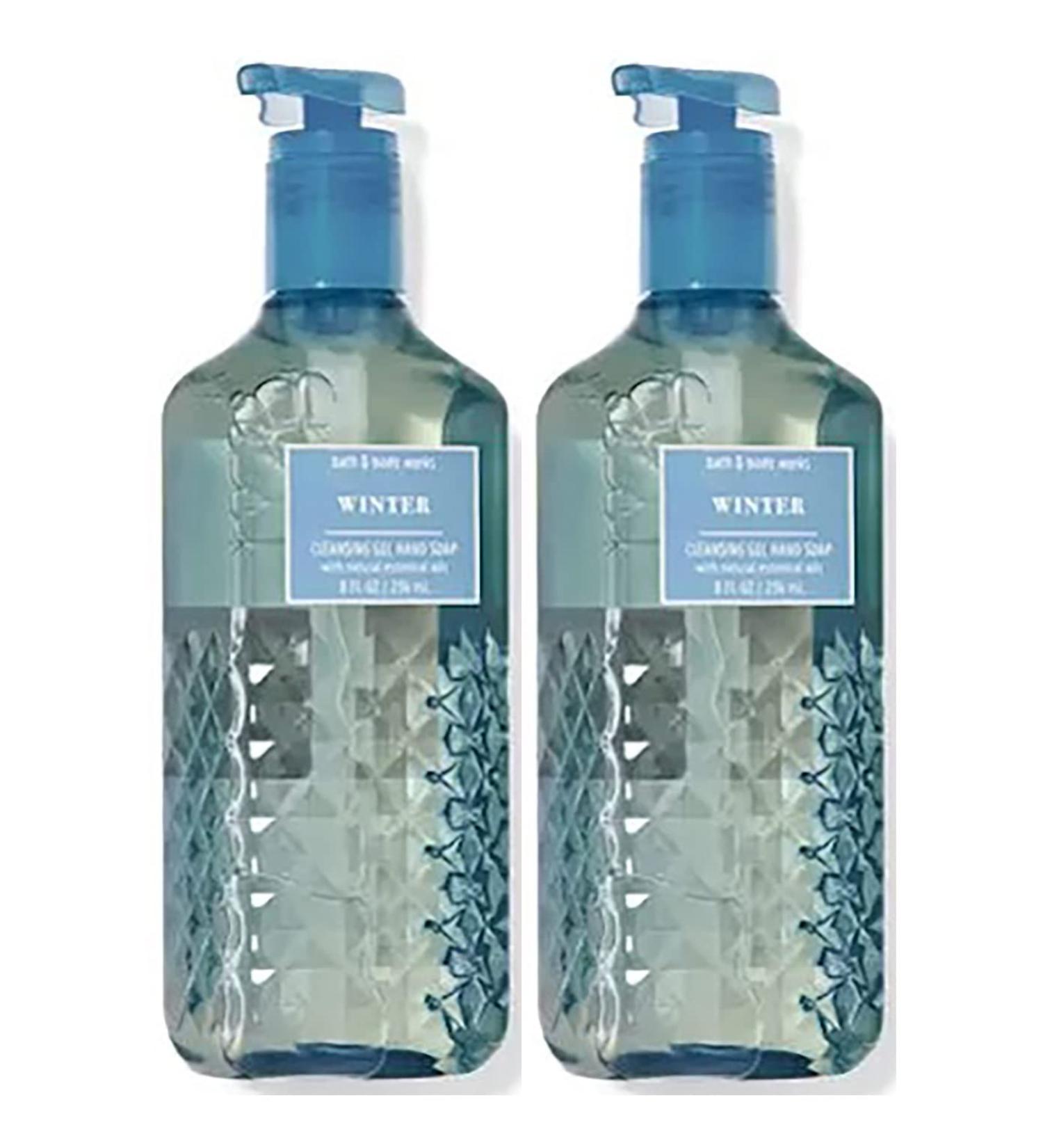 Bath & Body Works Deep Cleansing Gel Hand Soap 2 Pack 8 oz. (Winter) 16.0 Fl Oz