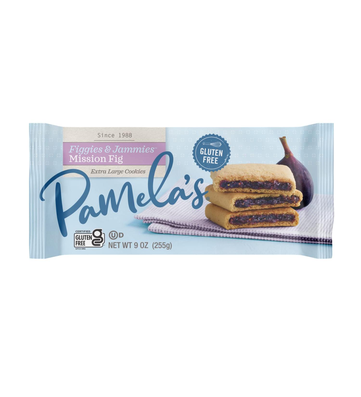 Pamela's Products Gluten Free Figgies & Jammies Cookies - Mission Fig 9oz (Pack of 6) - Buy Online on GoSupps.com